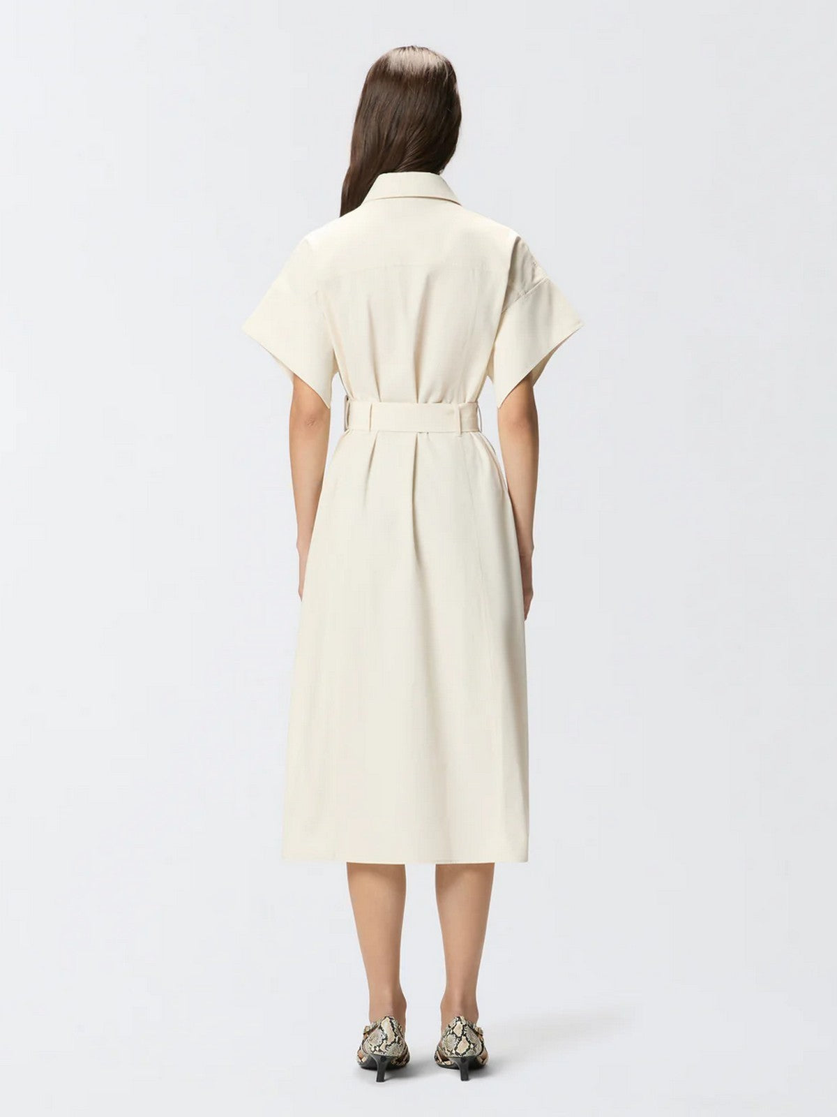 PINKO Abito Donna ALESHA ABITO COTONE FLUIDO 106309-A2ER C03 BEIGE G. MAROSO