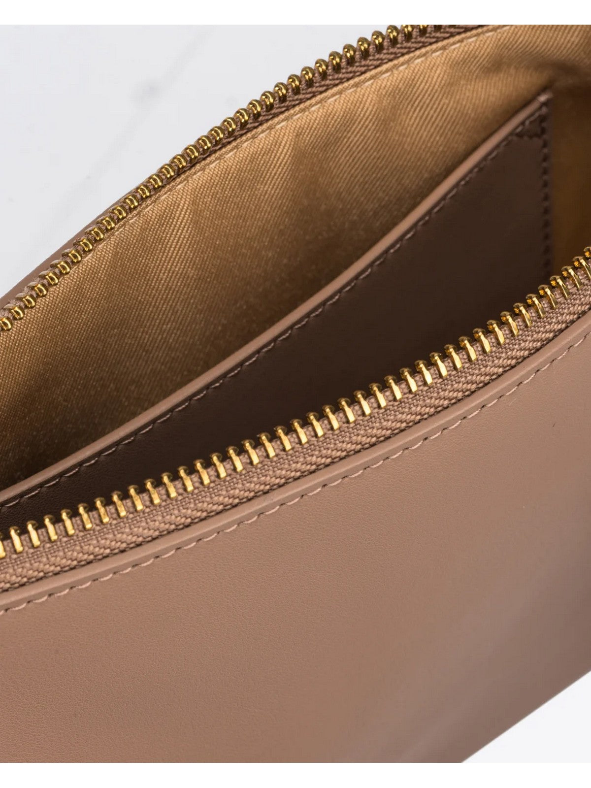 PINKO Borsa Donna Flat Classic Vitello Seta 100455-A0F1 D01Q Marrone gioboutiqueweb