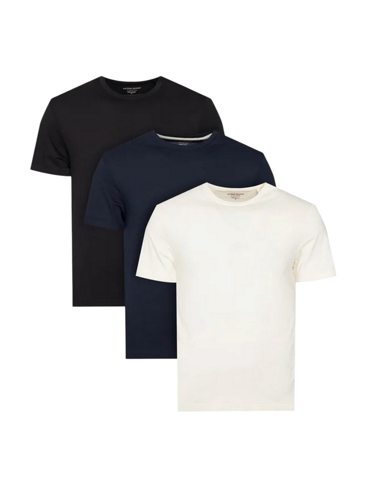 GUESS T-shirt Uomo 3P - GJ SS CN REG TEE M5BI81 I3Z11 FM63 OCEAN WHITE BLACK CO