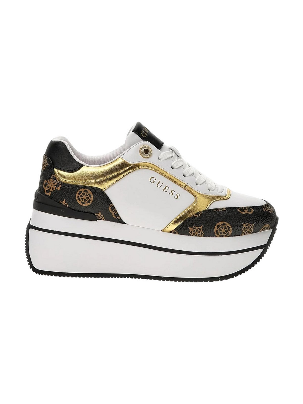 GUESS Sneaker Donna Camrio FL7CMR FAL12 WHIBR WHITE/BROWN