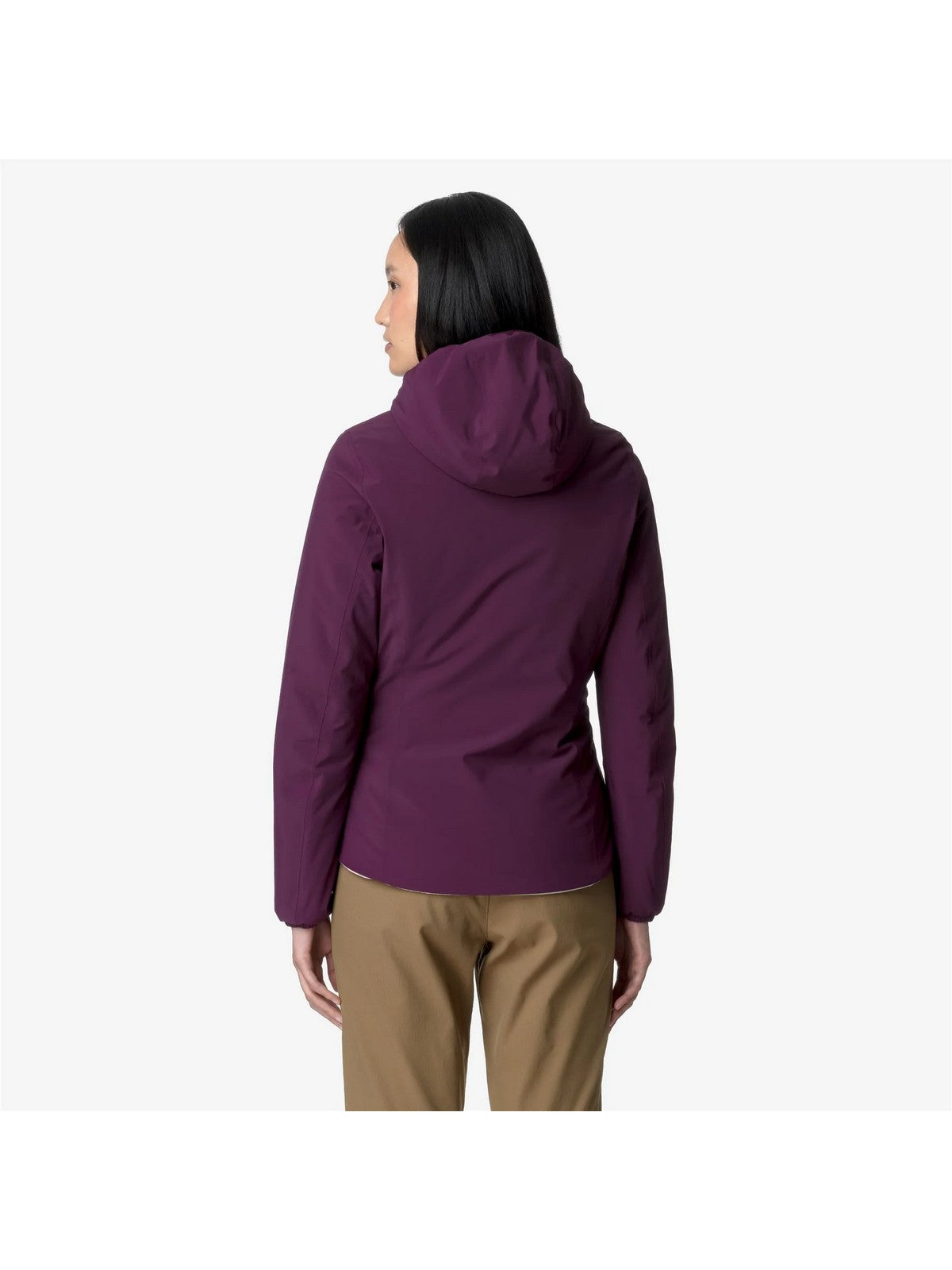 K-WAY Giubbino Donna LILY ST WARM DOUBLE K6128TW AU8 Viola gioboutiqueweb