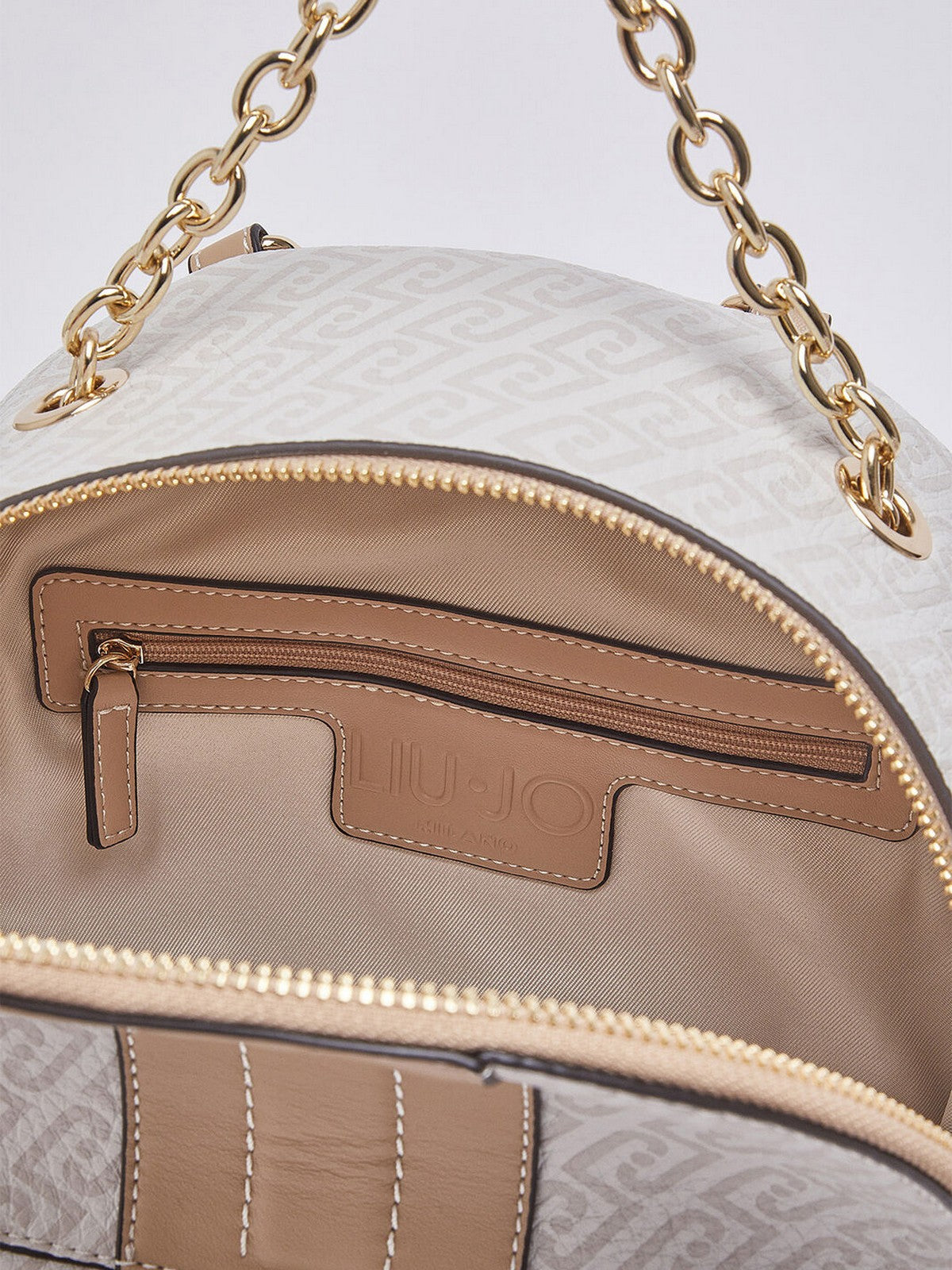LIU JO ACCESSORIES Zaino Donna AA6111E1118 C3920 Naturale/dk.cipria