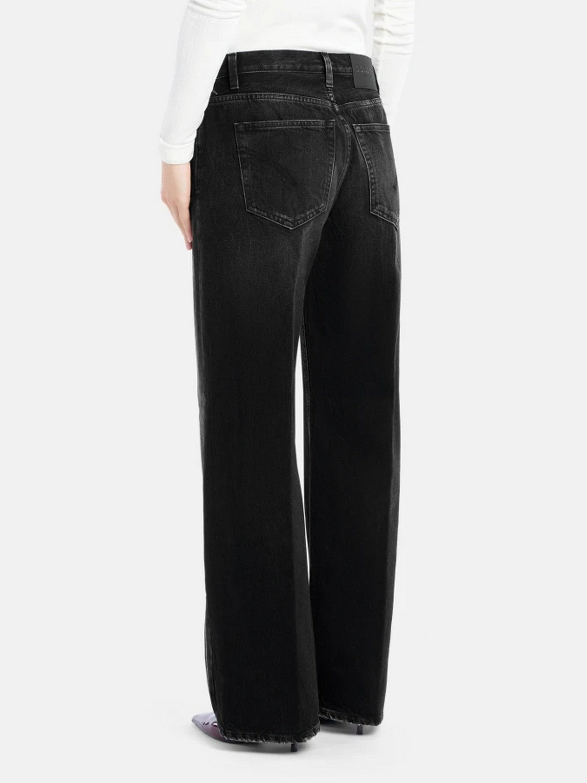 DONDUP Jeans Donna JACKLYN BOT GIOIELLO DP427B DFE305D LM9 999 Nero