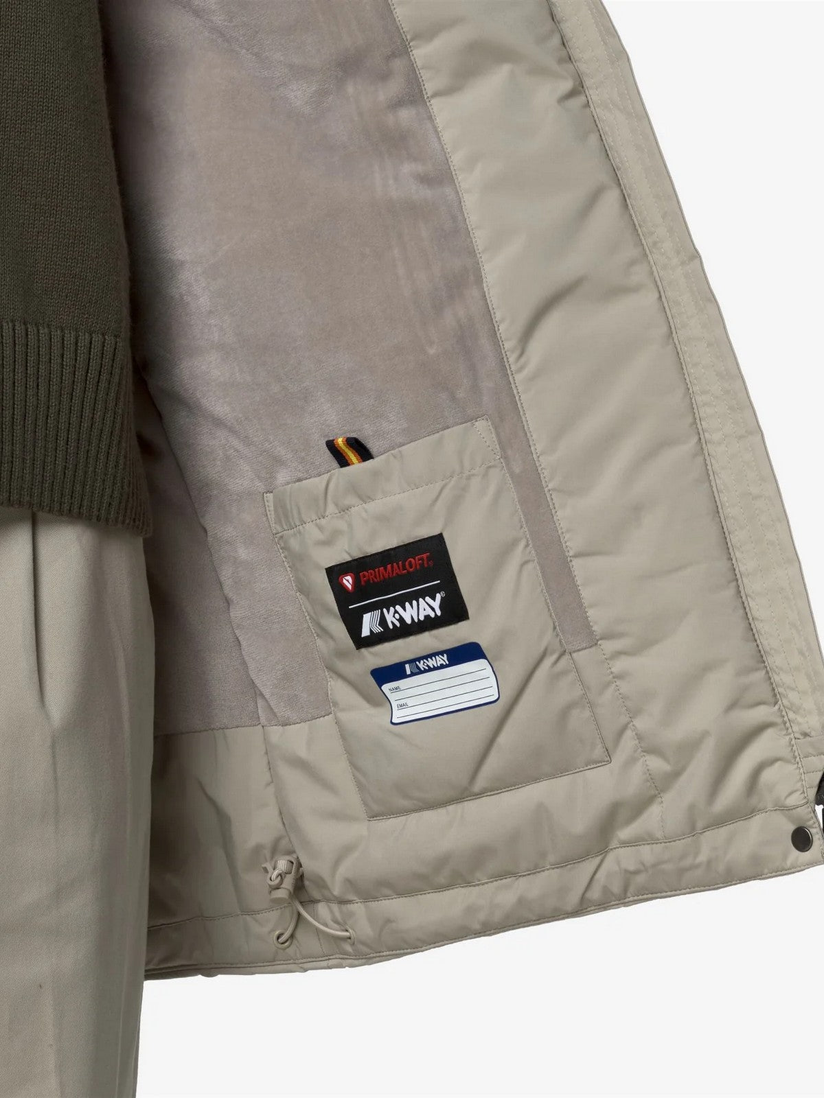 K-WAY Giubbino Donna SOPHIE SOFT TOUCH MARMOTTA K71326W B2X Beige Cashmere - Gre