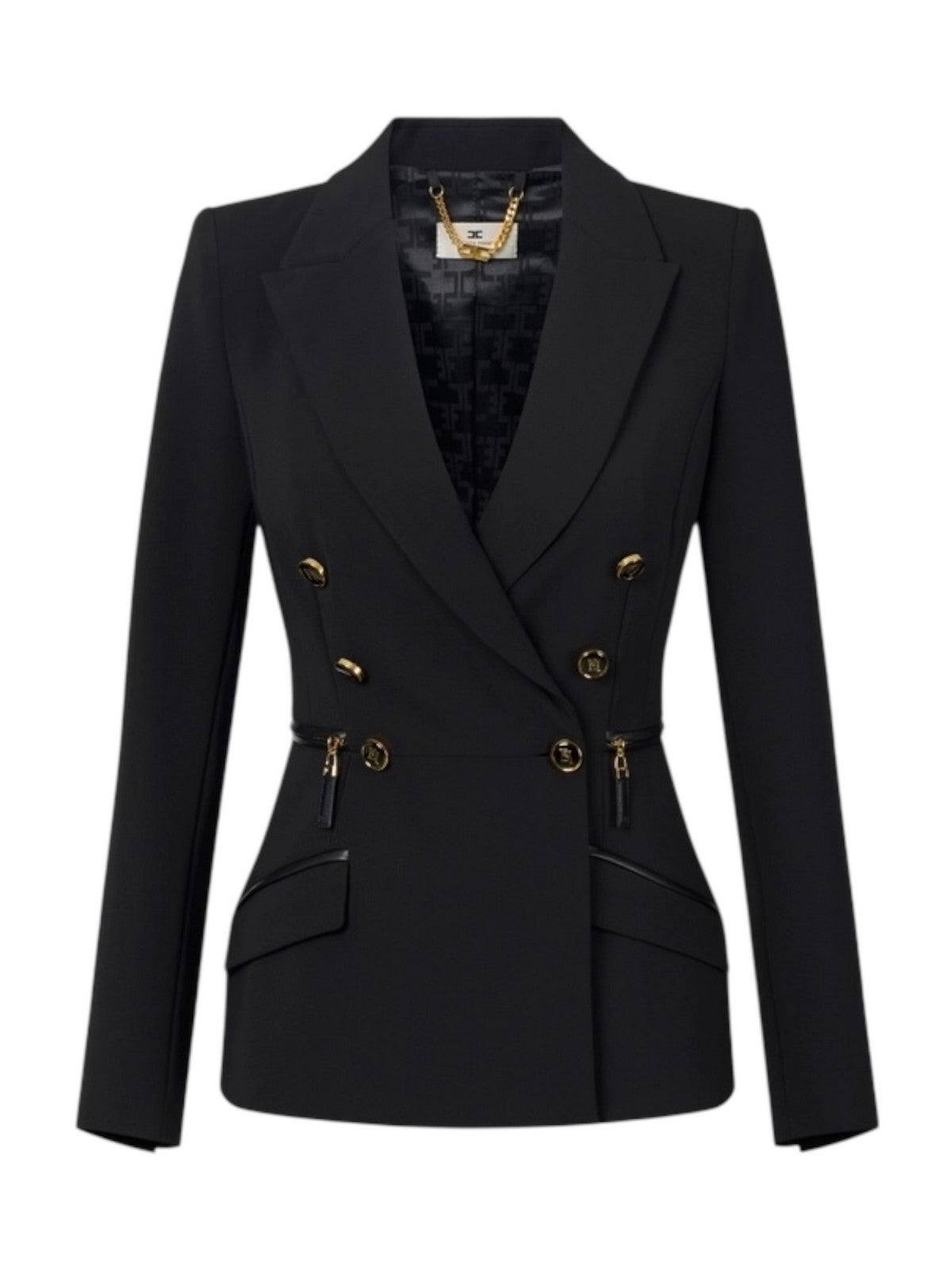 ELISABETTA FRANCHI Giacca Donna GI17256E2 110 Nero gioboutiqueweb
