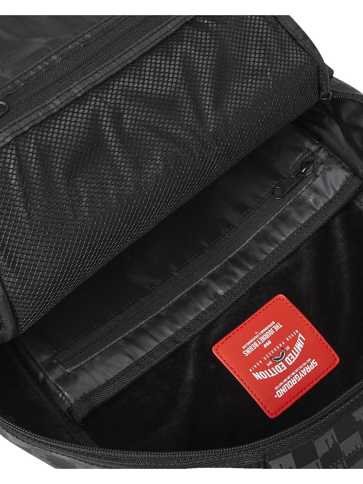 SPRAYGROUND Zaino Uomo HANGOVER DRIP CHECK BACKPACK 910B6777NSZ Nero gioboutiqueweb