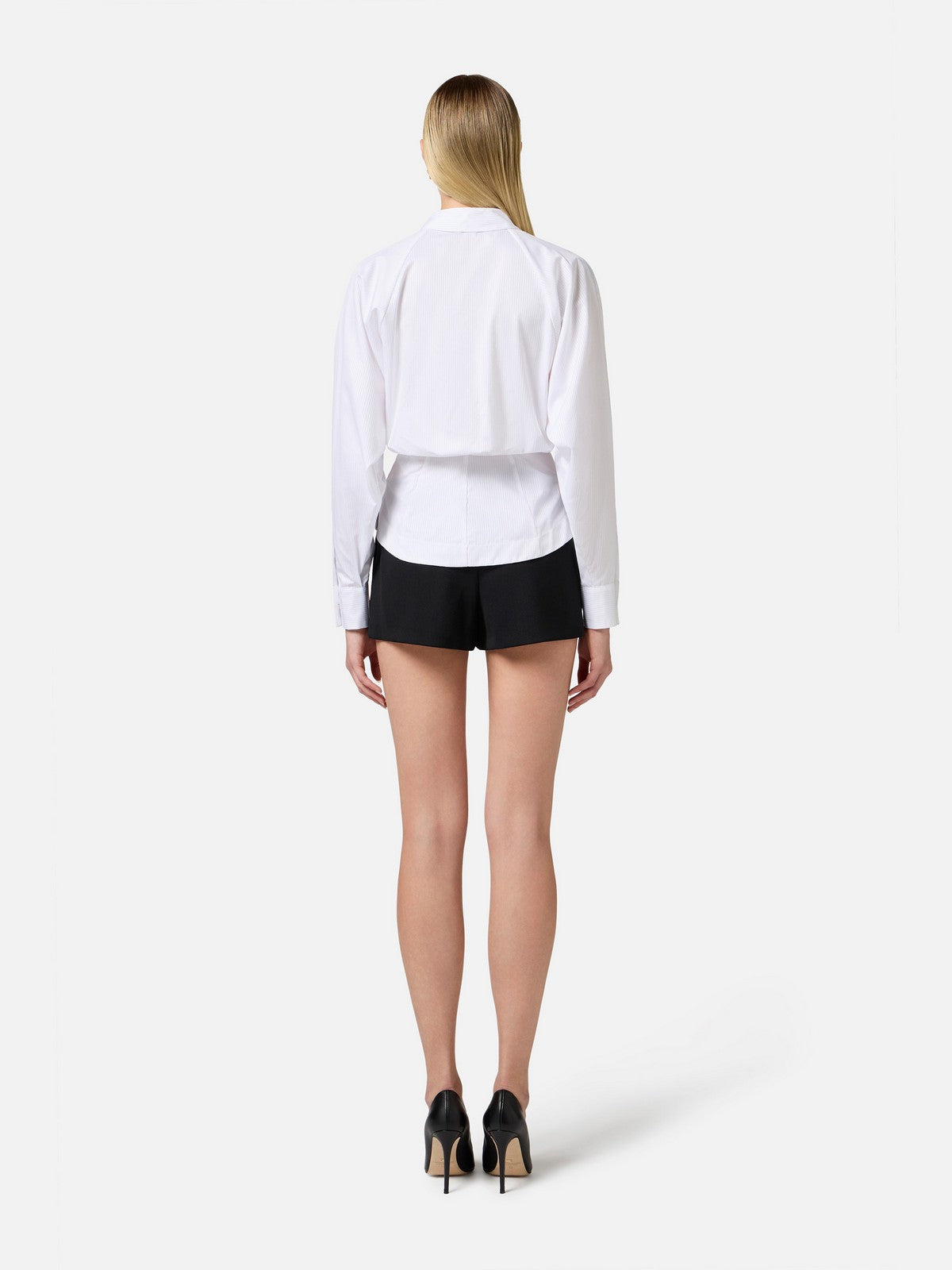 ELISABETTA FRANCHI Camicia Donna CA04851E2-100 Bianco gioboutiqueweb