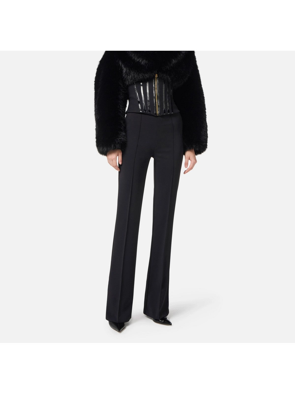 ELISABETTA FRANCHI Pantalone Donna PA14157E2 110 Nero gioboutiqueweb