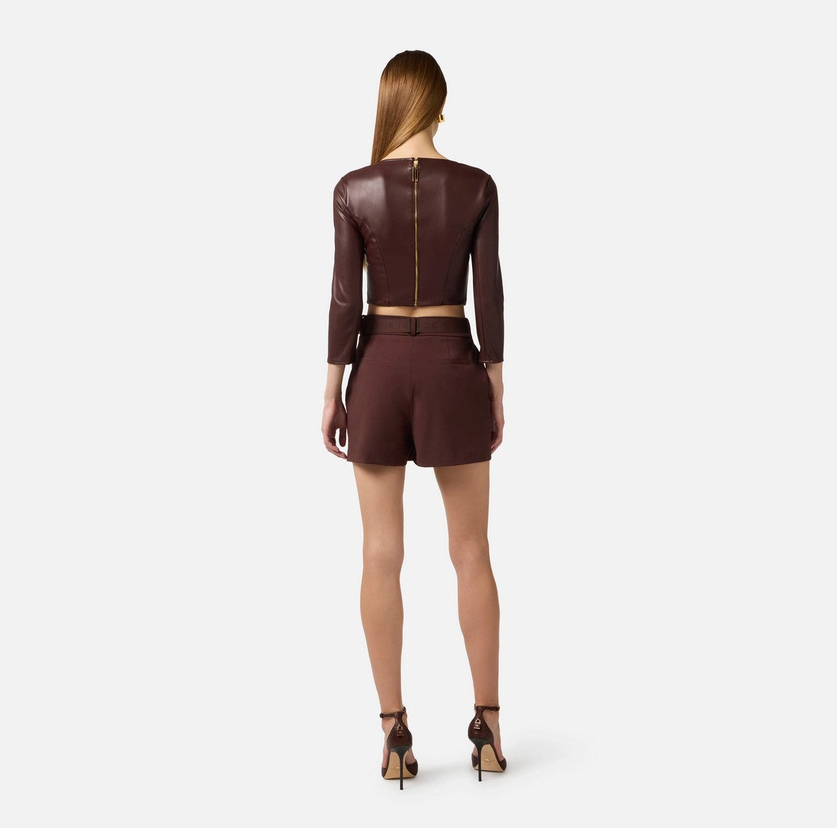 ELISABETTA FRANCHI Pantalone Donna SH00861E2 644 CACAO