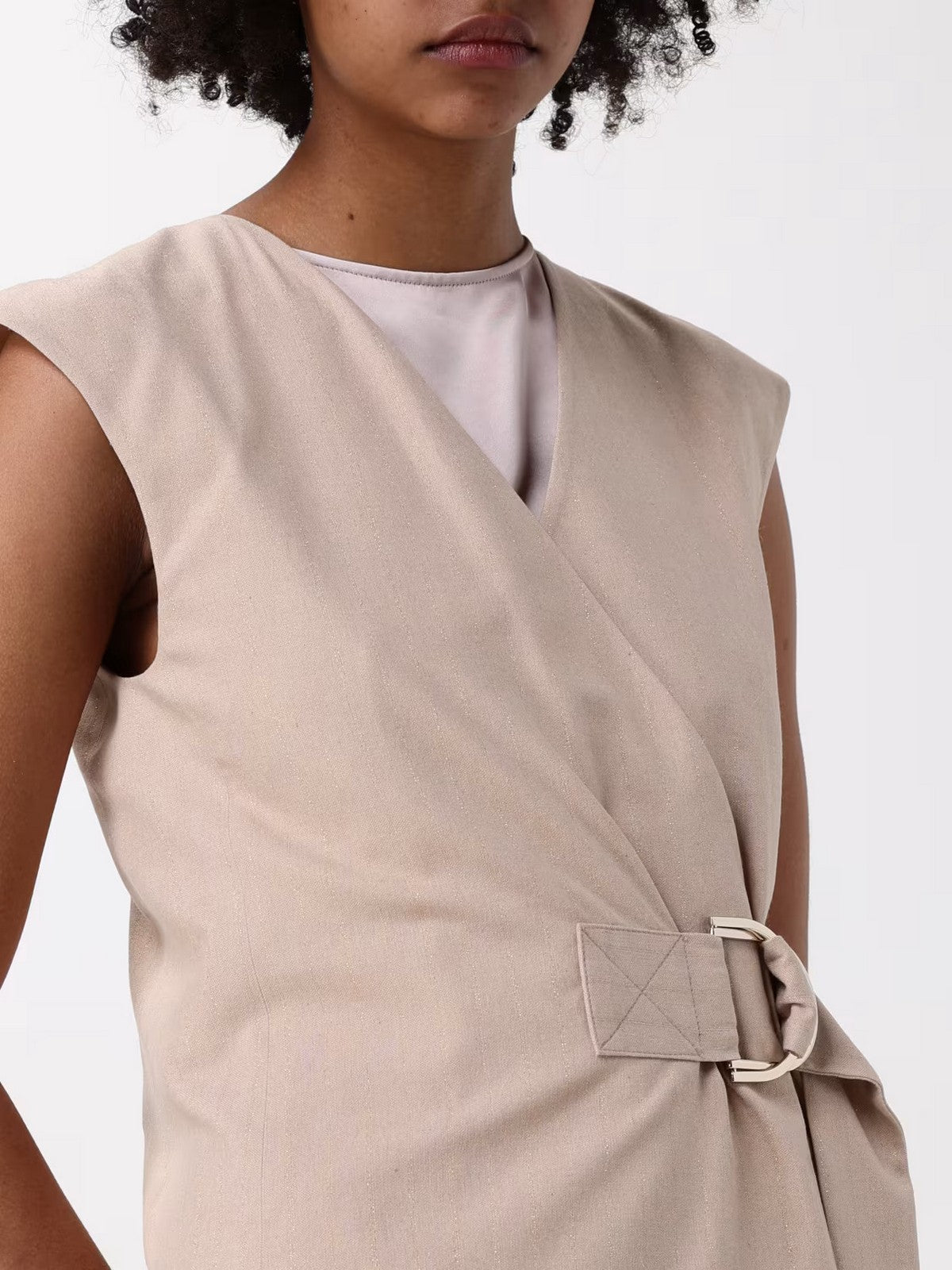 LIU JO BLACK Gilet Donna CA5347T1973 A4326 Beige