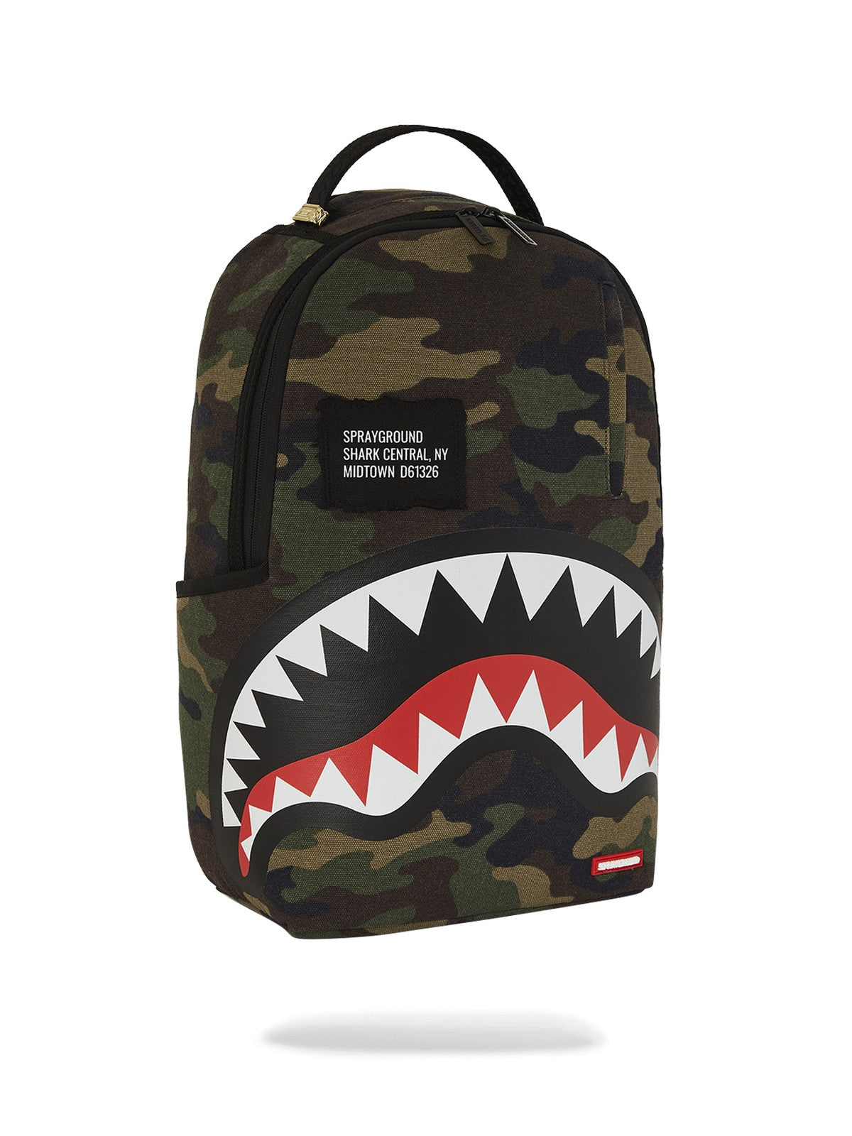SPRAYGROUND Zaino Uomo SHARK CENTRAL CAMO DLXS BACKPACK 910B7163NSZ CAMOUFLAGE