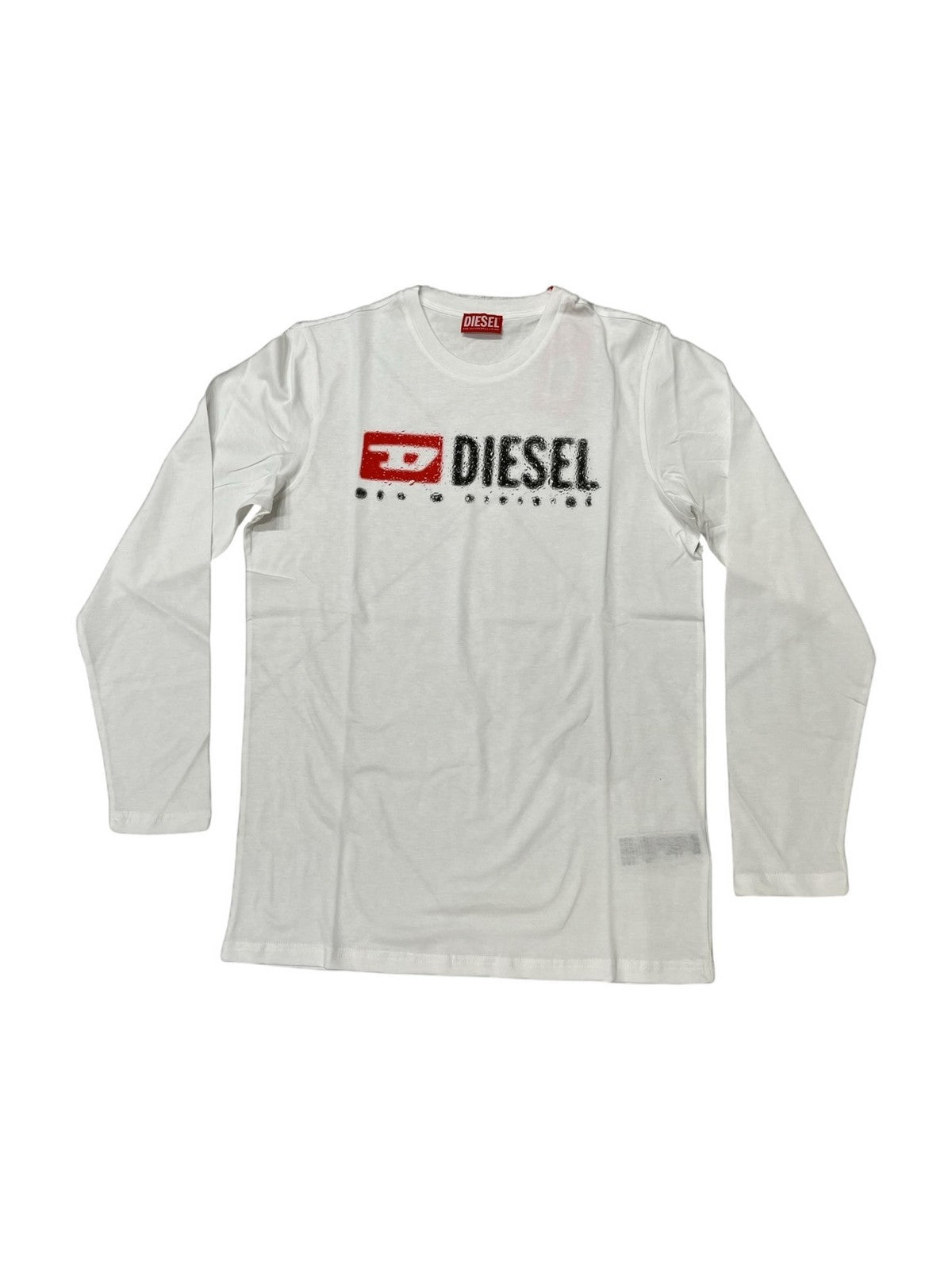 Diesel t-shirt children and teenagers j02474 00yi9 k100 white