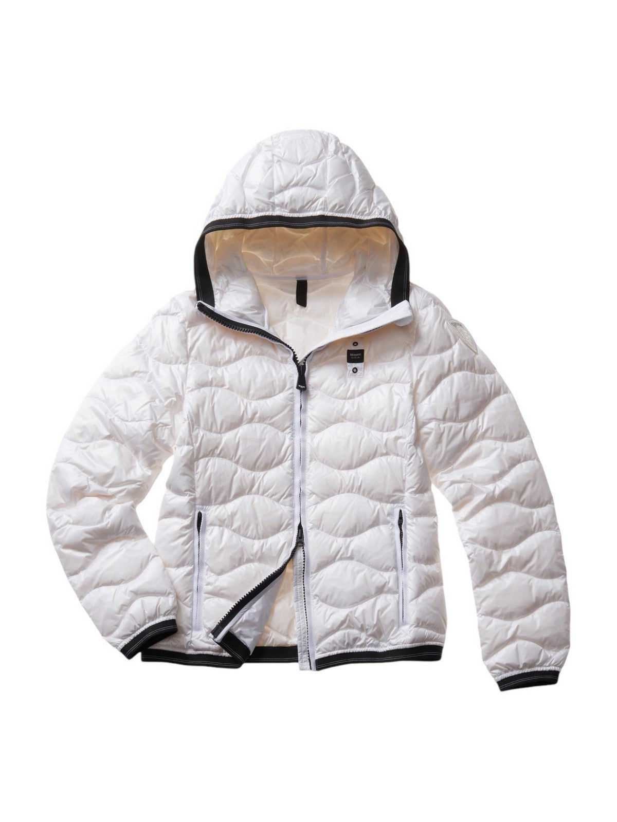 BLAUER Piumino Donna 24SBLDC03051 005050 100 Bianco gioboutiqueweb