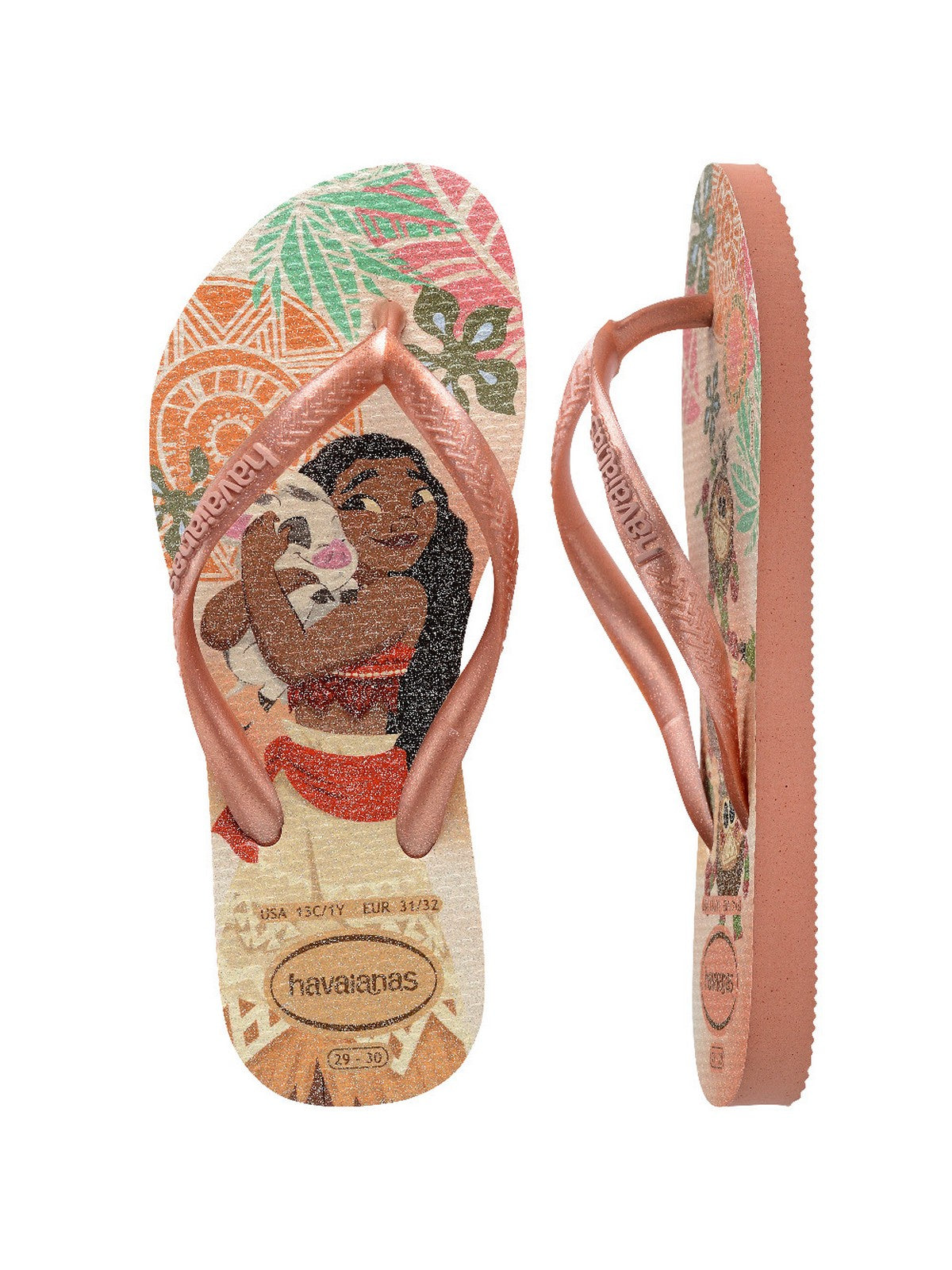 HAVAIANAS Infradito Bambine e ragazze Hav. Kids slim princess 4123328.9259 Rosa gioboutiqueweb