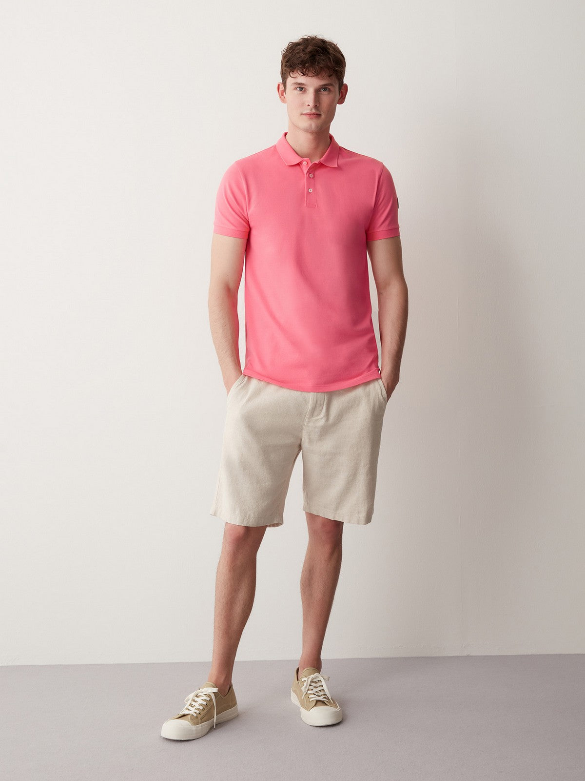 COLMAR T-Shirt e Polo Uomo 7646 4SH 349 Rosa gioboutiqueweb