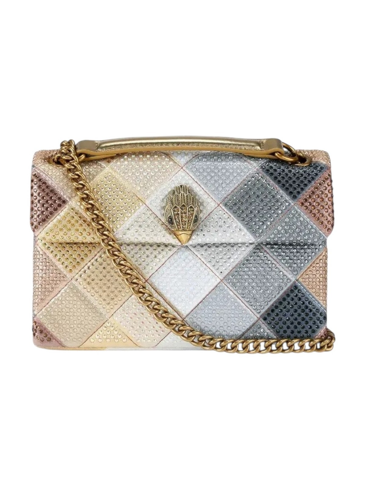 KURT GEIGER Borsa Donna 690-FABRIC MD KENSINGTON P 5375465609 METAL COMB METAL COMB