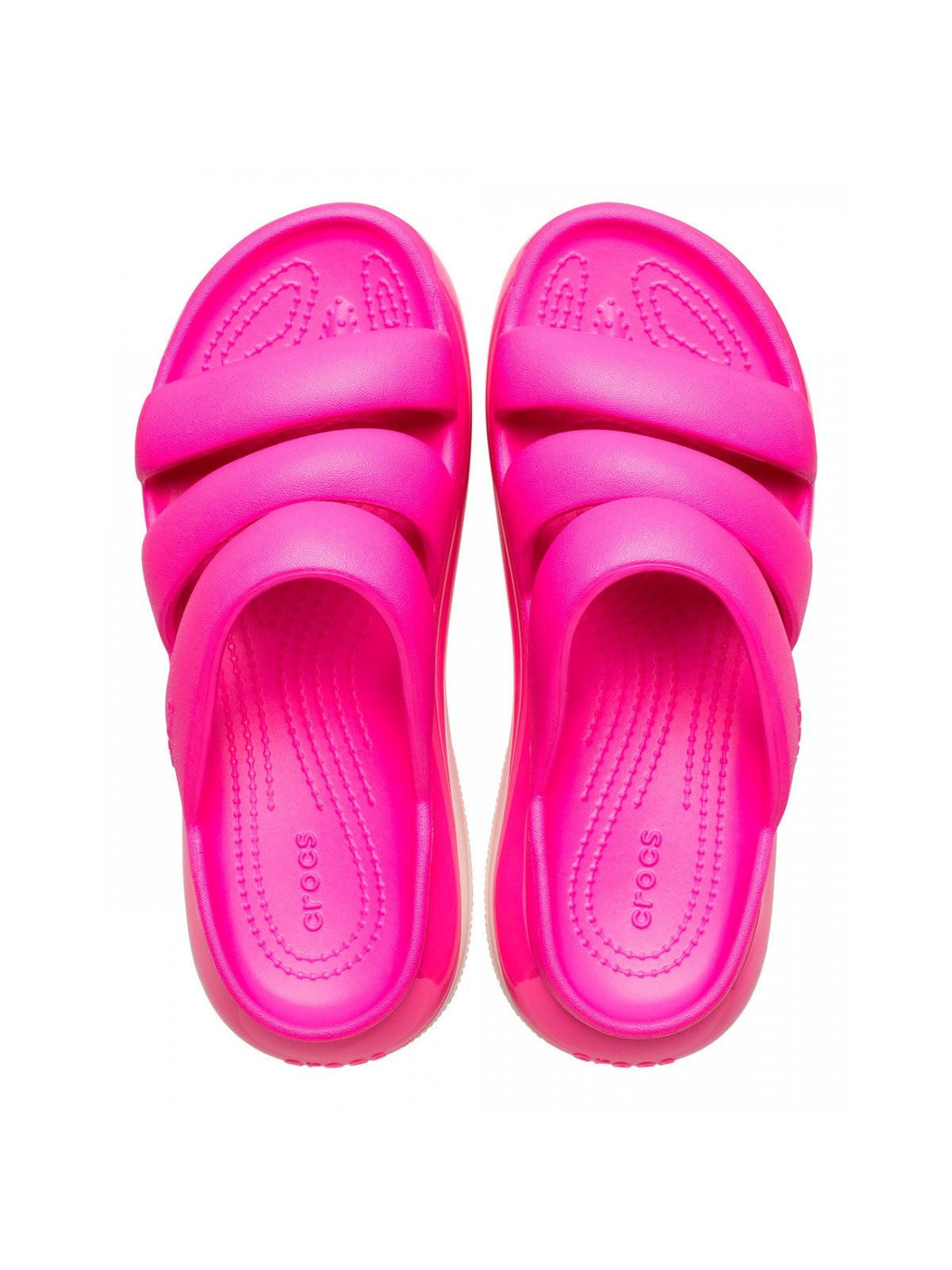 Crocs ciabatta femme Mega Crush Triple Strap 209842 6tw Rosa