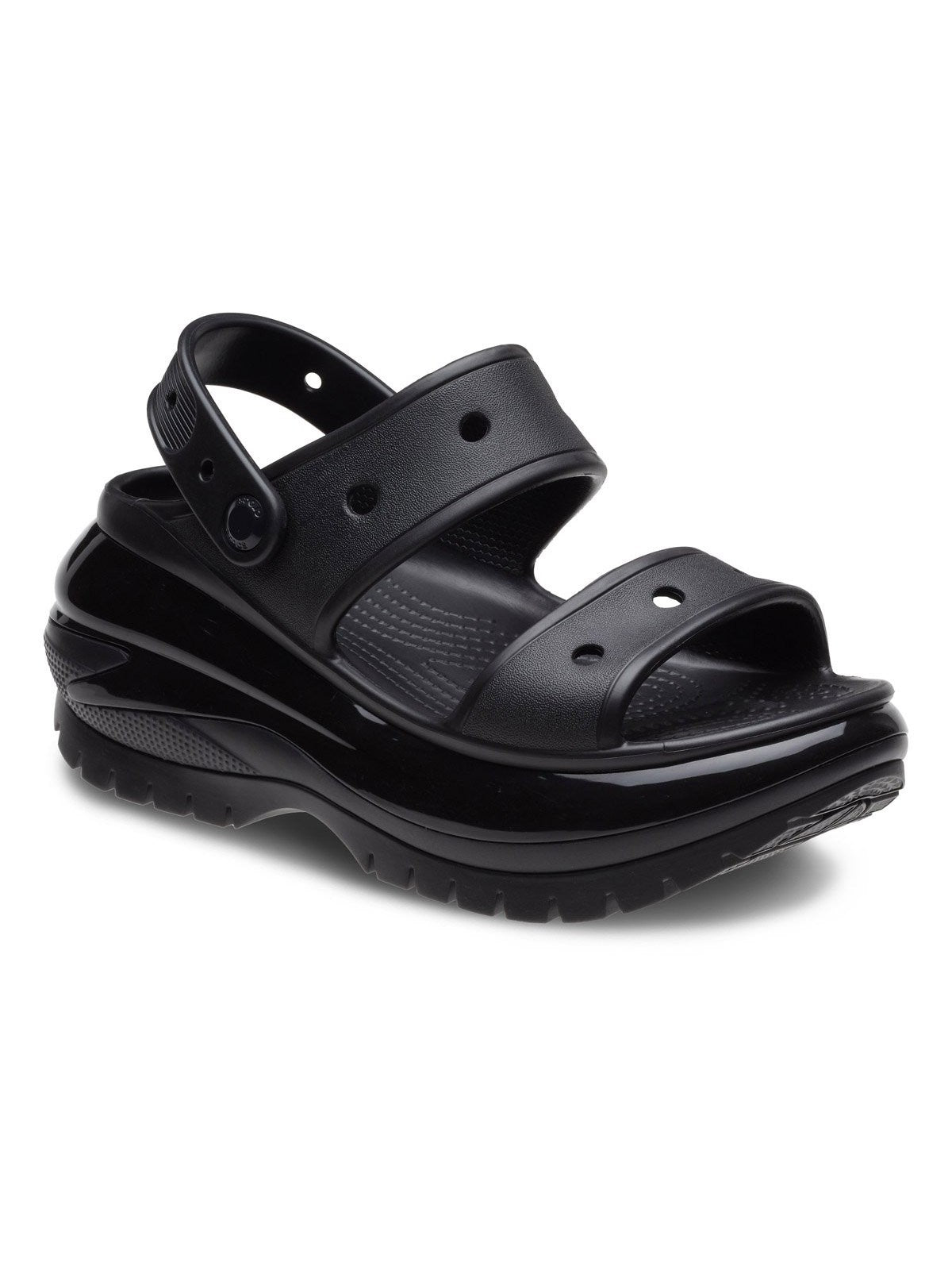 CROCS Sandalo Donna Classic Mega Crush Sandal W 207989 001 Nero gioboutiqueweb