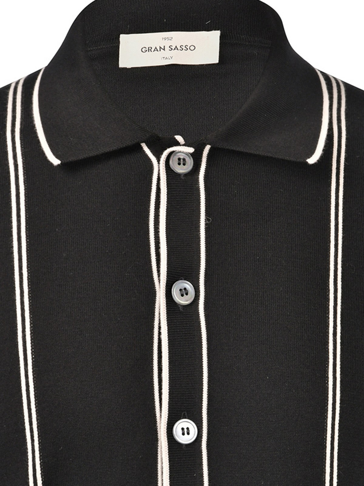 GRAN SASSO Camicia Uomo 59135/18041 099 Nero gioboutiqueweb