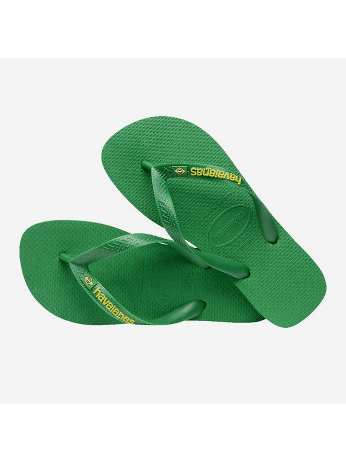 HAVAIANAS Infradito Unisex adulto Hav. Brasil Logo Neon 4149370.6758 Verde gioboutiqueweb