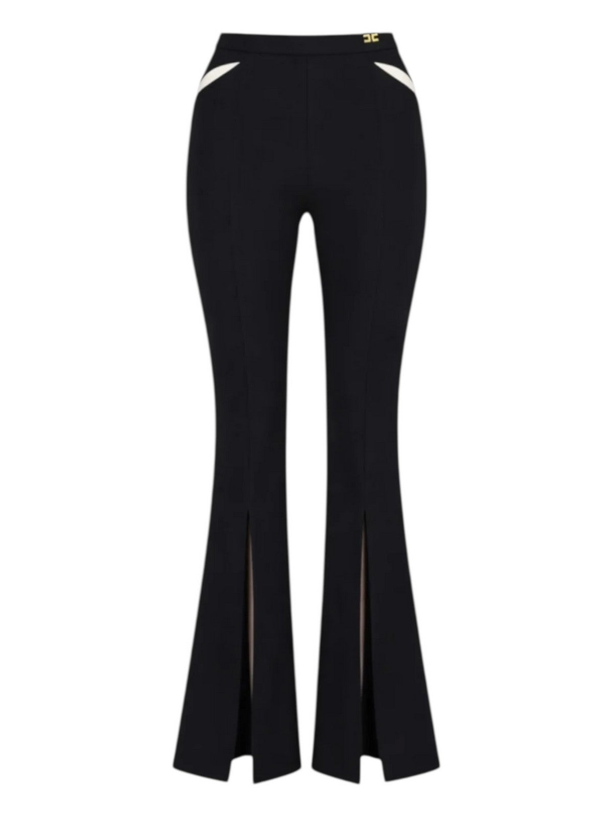 ELISABETTA FRANCHI Pantalone Donna PA15961E2 685 NERO/BURRO