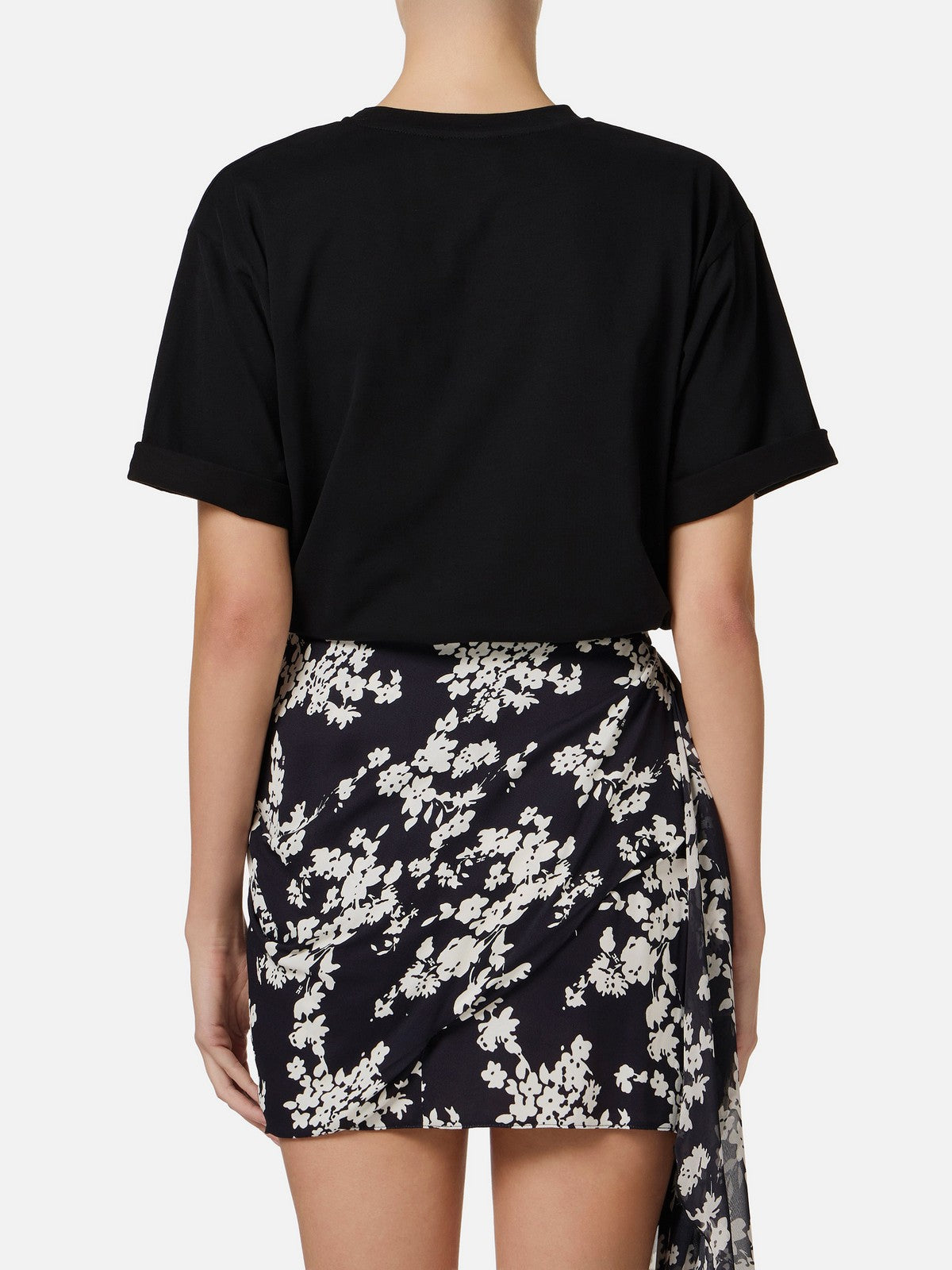 ELISABETTA FRANCHI T-Shirt e Polo Donna MA03551E2-110 Nero gioboutiqueweb