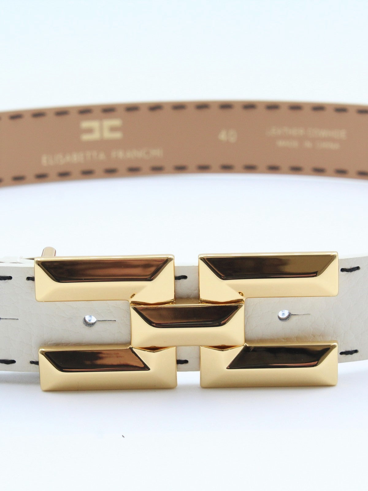 ELISABETTA FRANCHI Cintura Donna CT08S51E2-E84 Beige gioboutiqueweb
