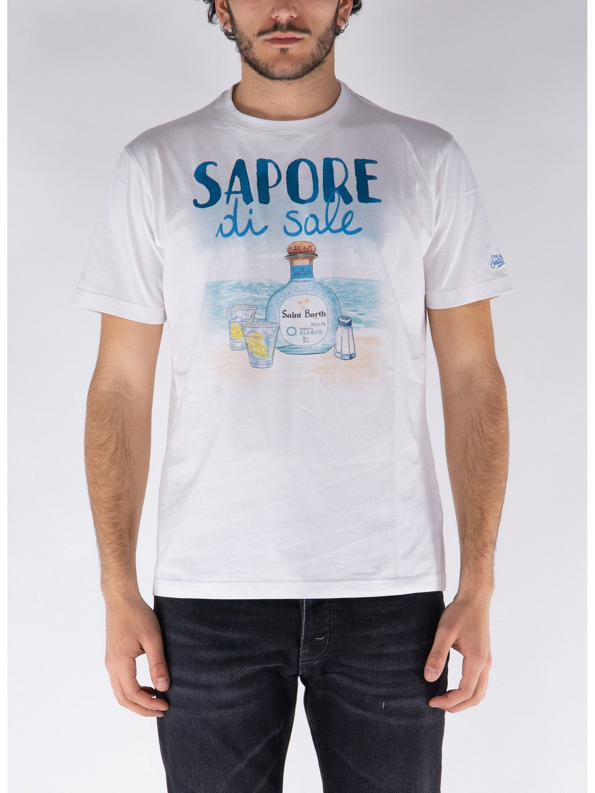 MC2 SAINT BARTH T-Shirt e Polo Uomo TSHIRT MAN 04529F Bianco gioboutiqueweb
