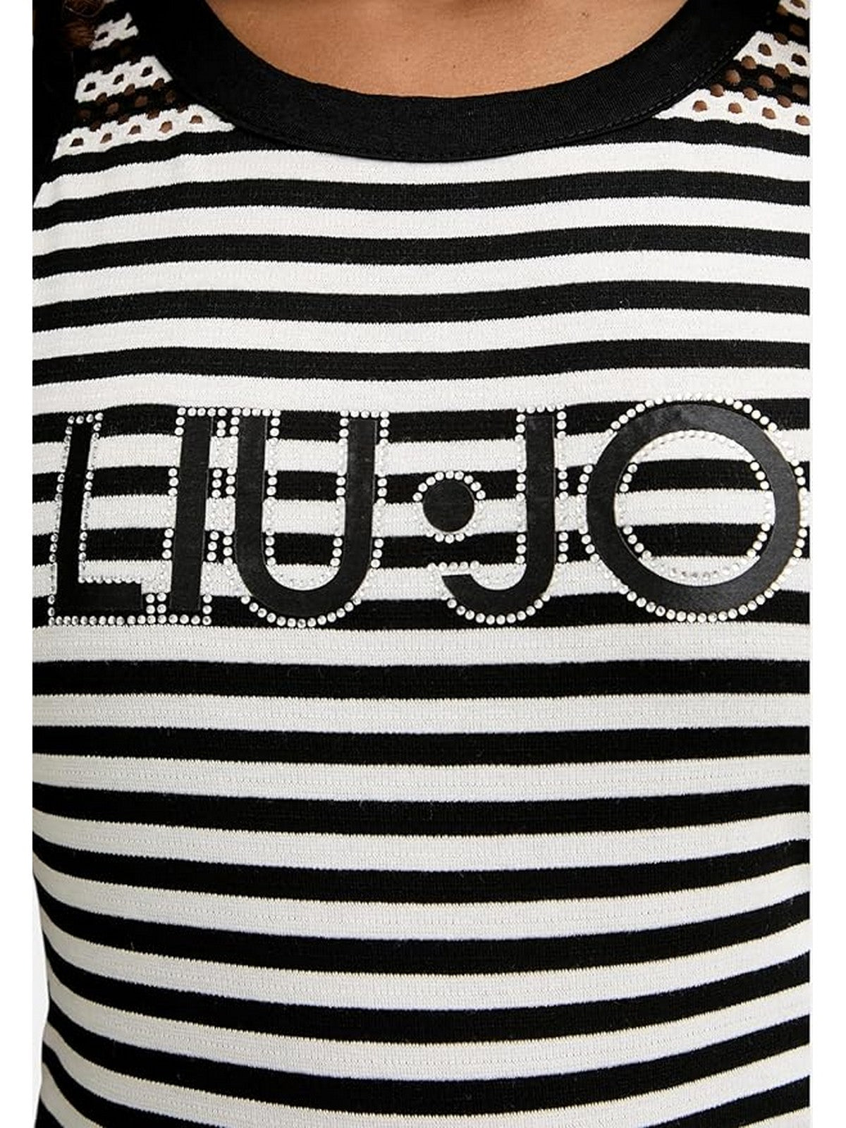 LIU JO BEACHWEAR Canotta Donna VA6102J3908 09096 NERO/BIANCO
