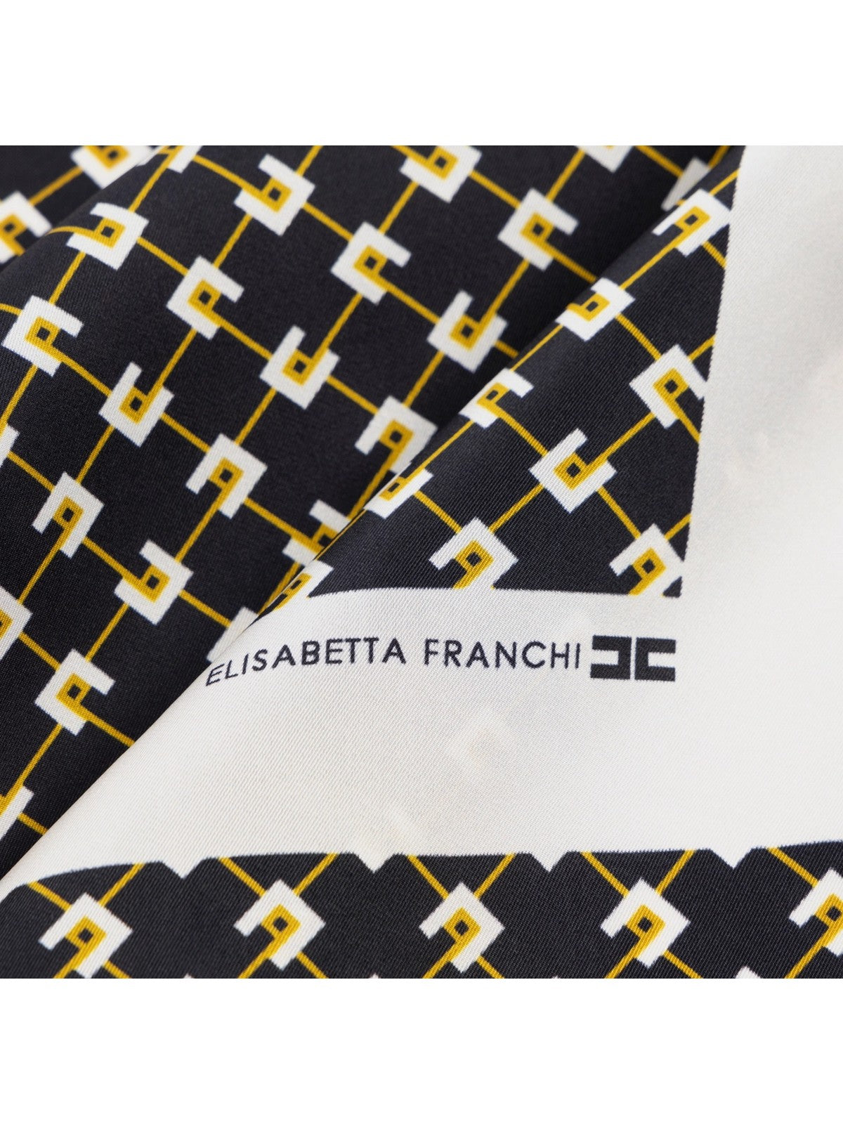 ELISABETTA FRANCHI Foulard Donna FO05F51E2-DJ5 Nero gioboutiqueweb