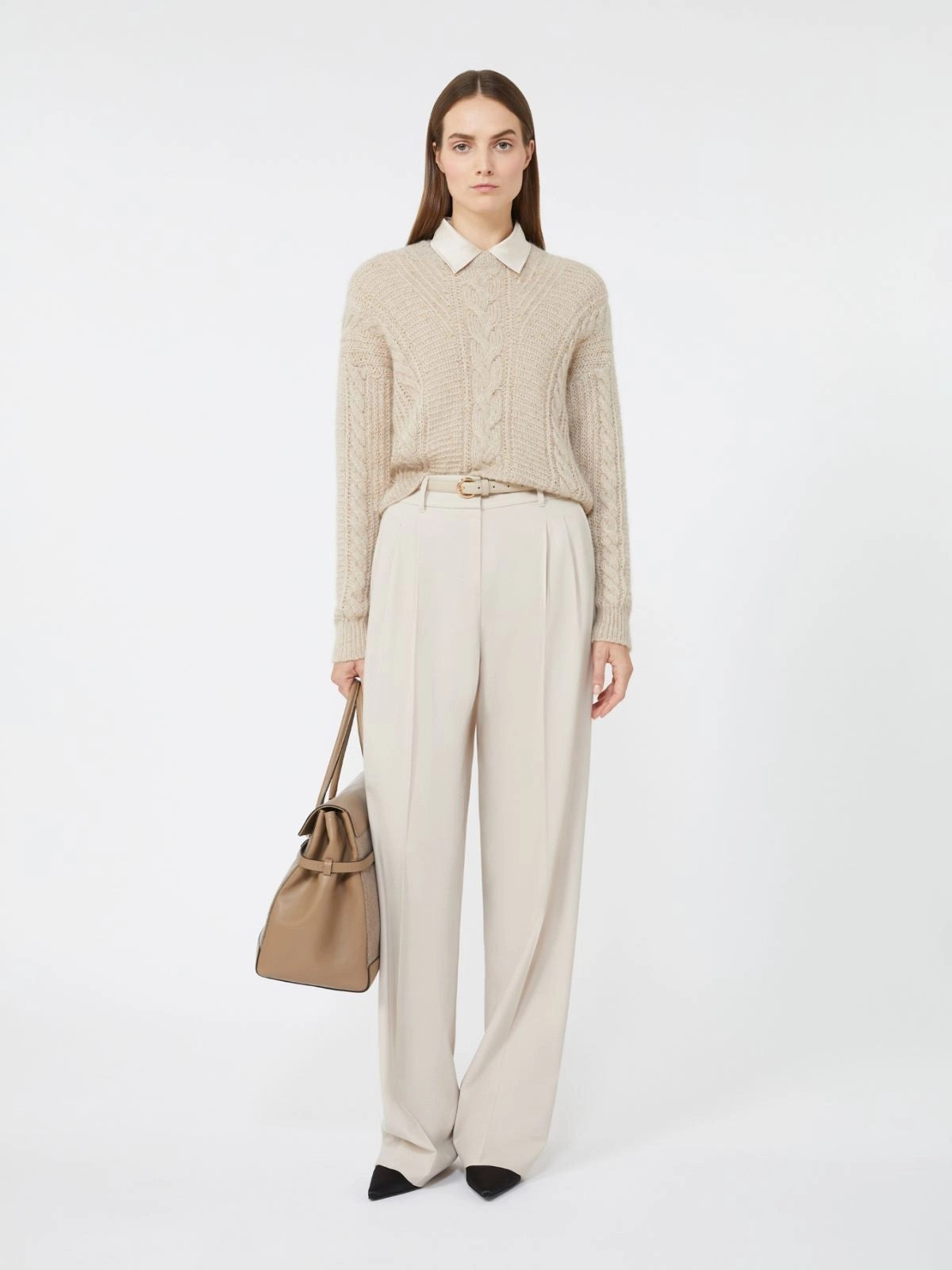 MAX MARA Maglione Donna CRASSO 2526366112650 001 BEIGE