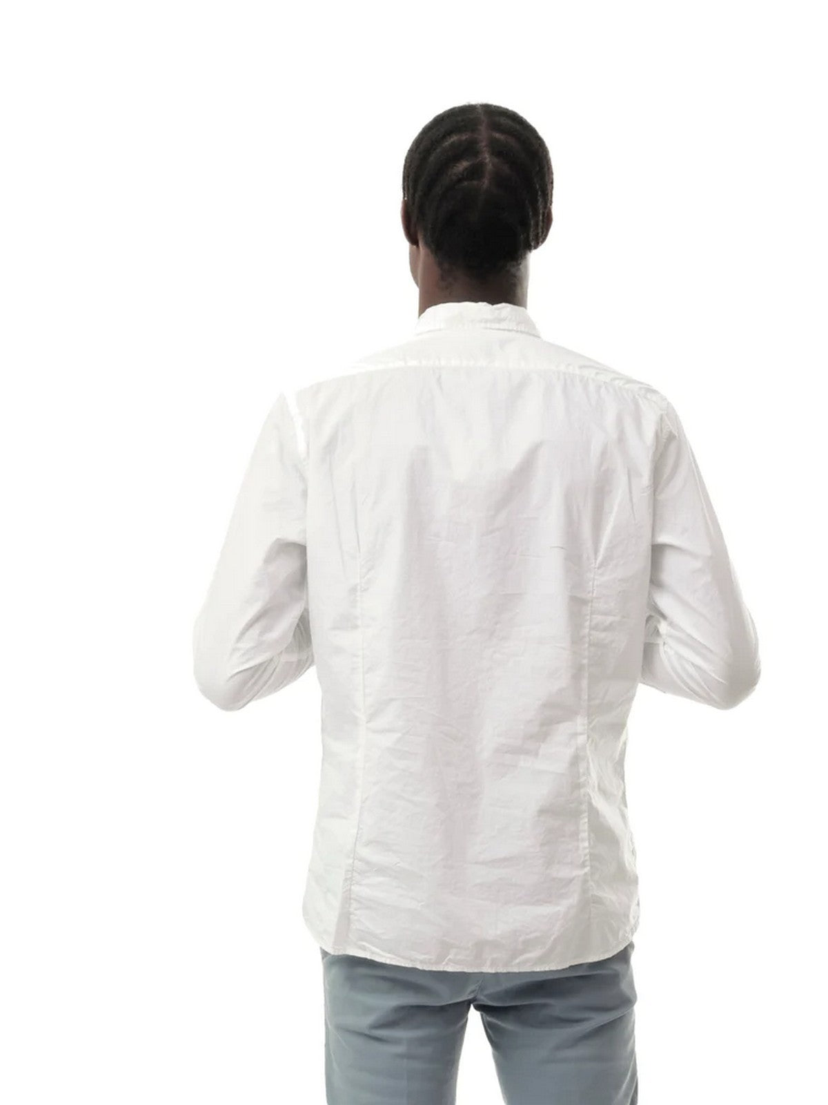 BOB Camicia Uomo TUTOR121 DIS0022 Bianco