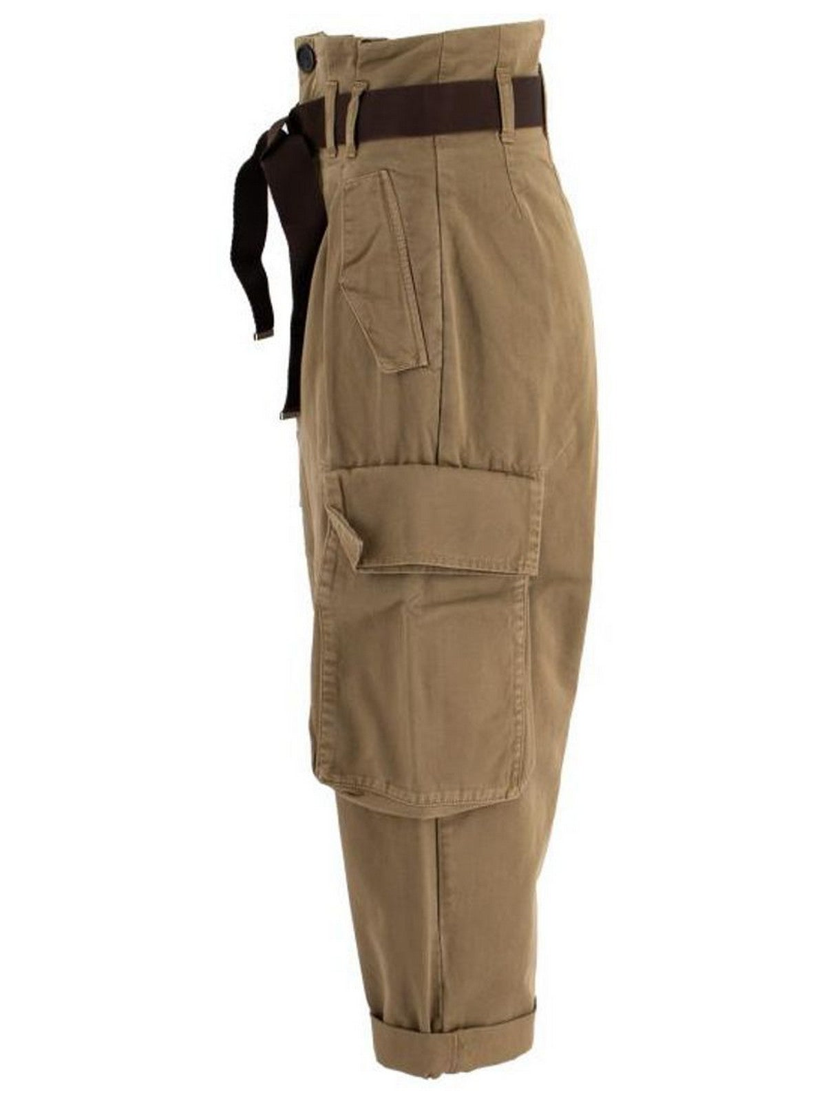 PINKO Pantalone Donna Ronfare Pantalone Dyed Gabardi 101840-A21C L06 Marrone gioboutiqueweb