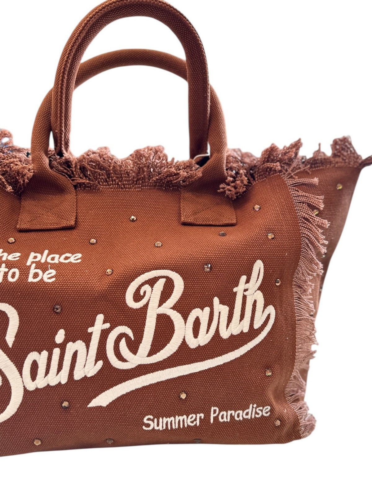 MC2 SAINT BARTH Borsa Donna VANITY 06654H STRASS BIG 1910 EMB gioboutiqueweb