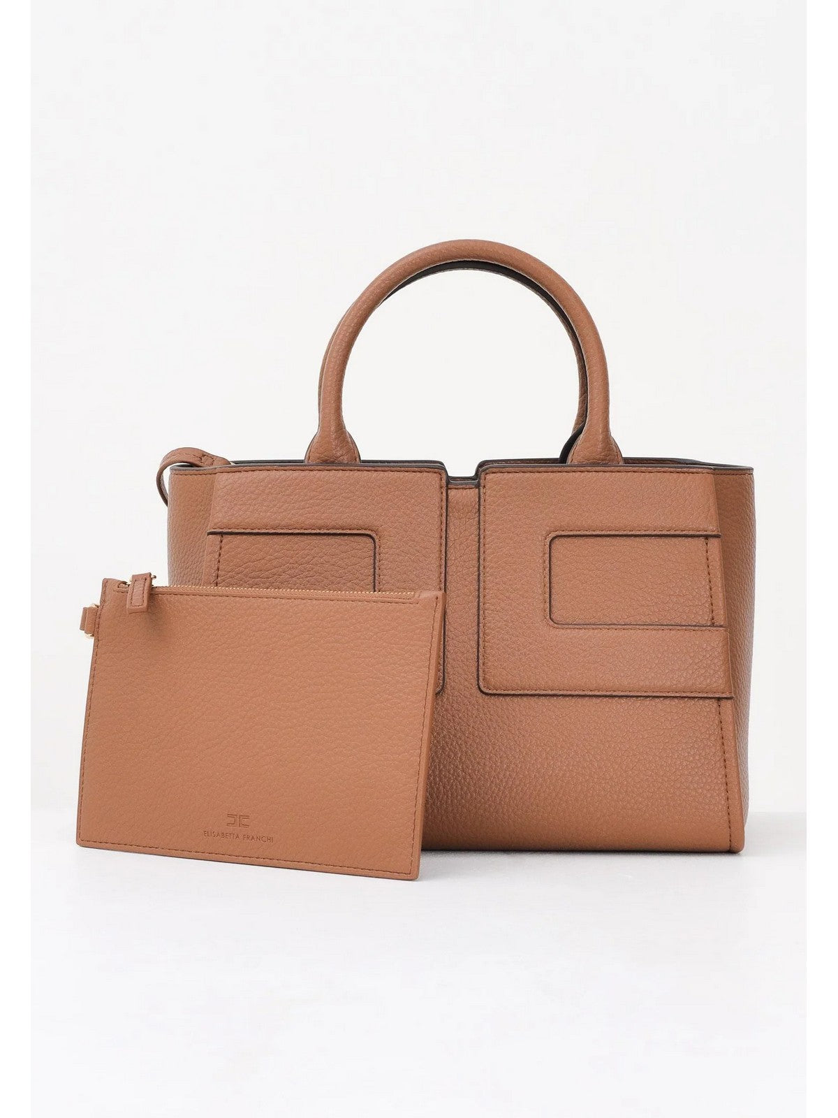 ELISABETTA FRANCHI Borsa Donna BS35A56E2 EC1 BROWN SUGAR gioboutiqueweb