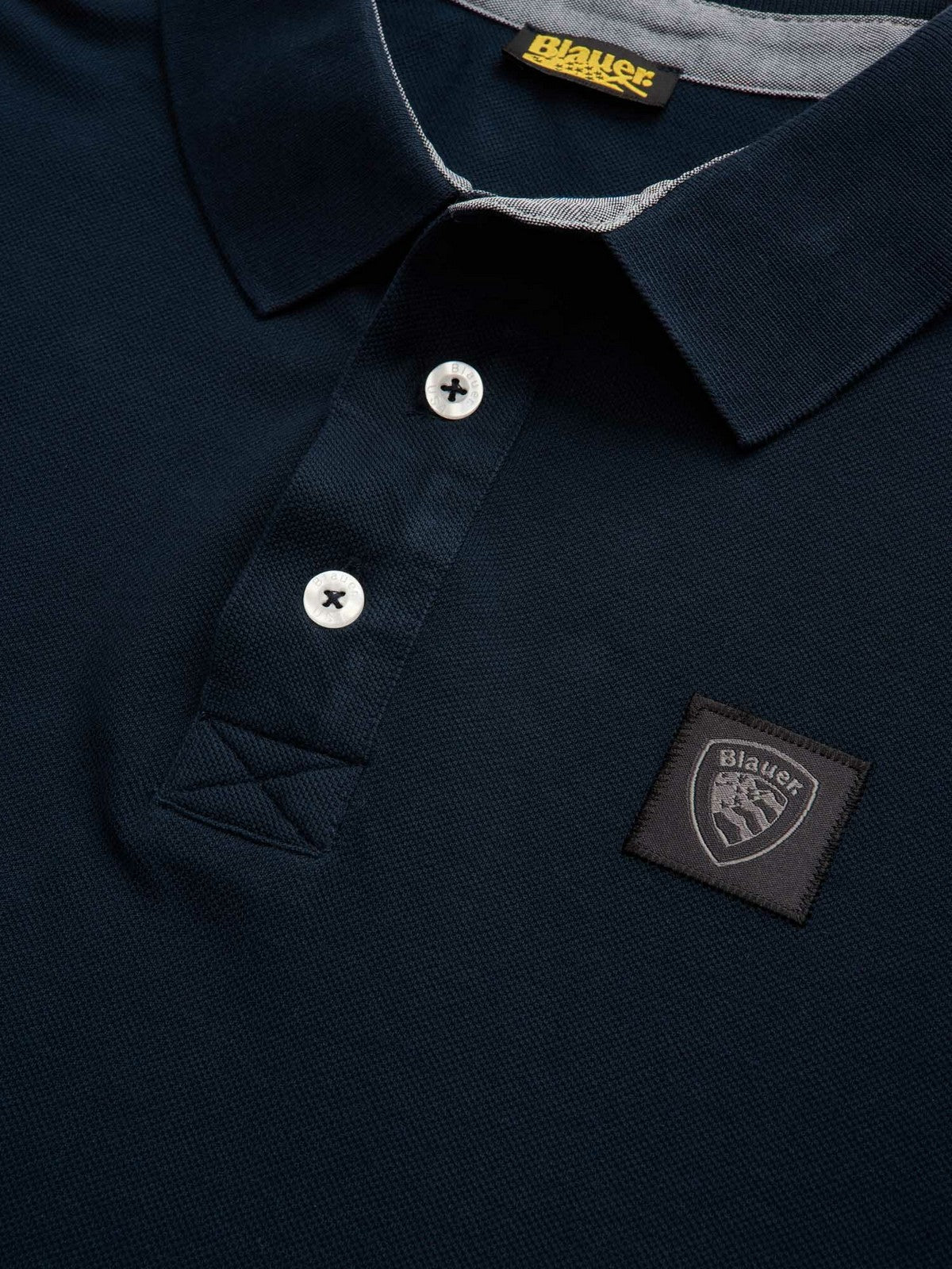 BLAUER Polo Uomo ALBAN 25SBLUT02309 007125 888 Blu gioboutiqueweb