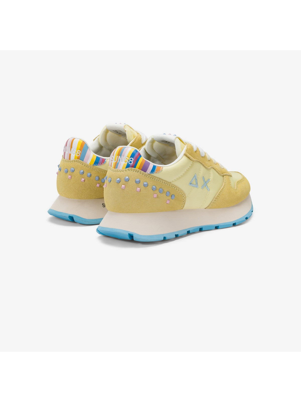 SUN68 Sneaker Donna Ally studs Z35206 32 Giallo gioboutiqueweb
