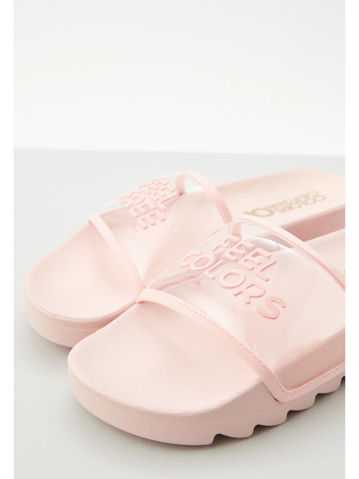 Couleurs de Californie Ciabatta Woman Slide sur Plexi HC.Jinfy407 Fpin Rosa