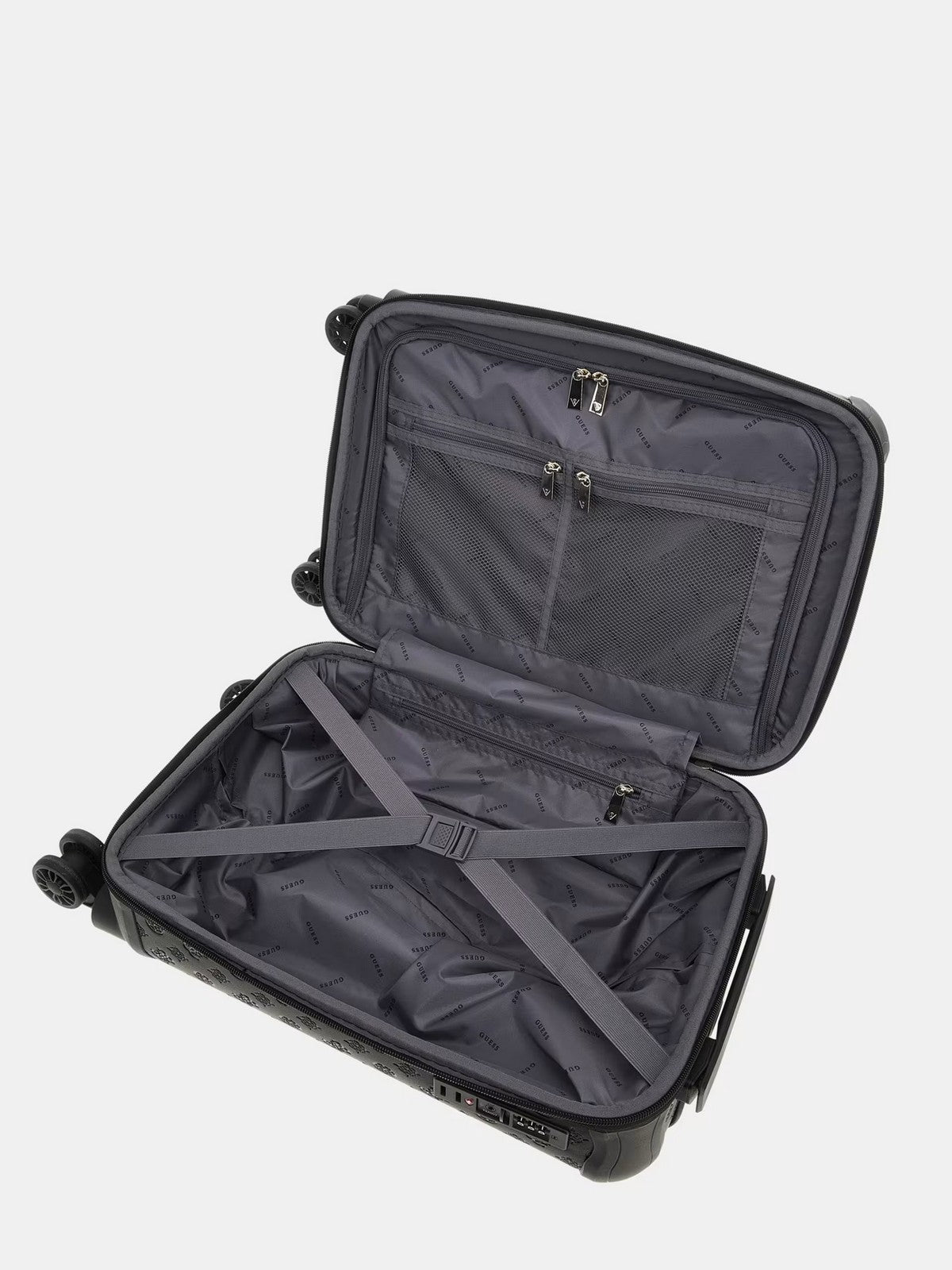 GUESS Valigie e Trolley Donna Wilder 18 TWD745 29830 BLA Nero gioboutiqueweb