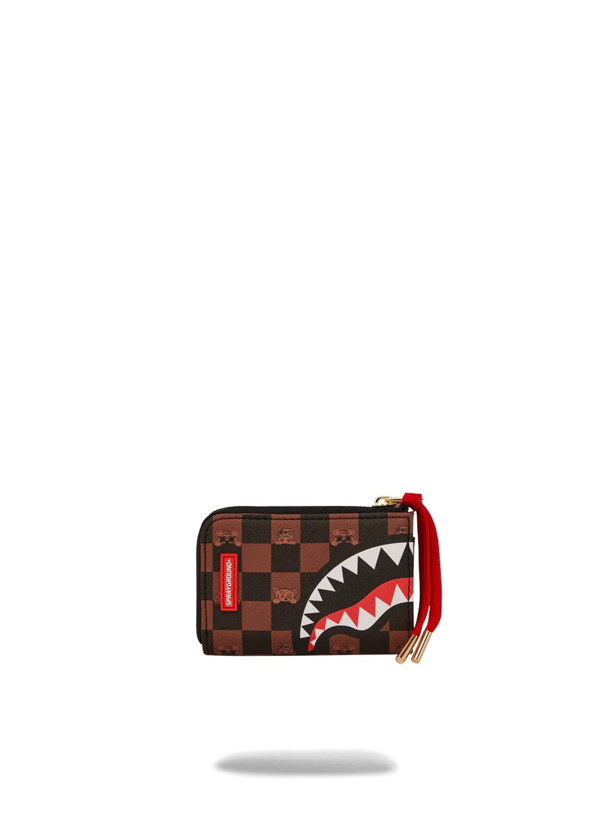 SPRAYGROUND Portafoglio Uomo PEEKING CHARACTER CHECK WALLET 910W7508NSZ Marrone gioboutiqueweb