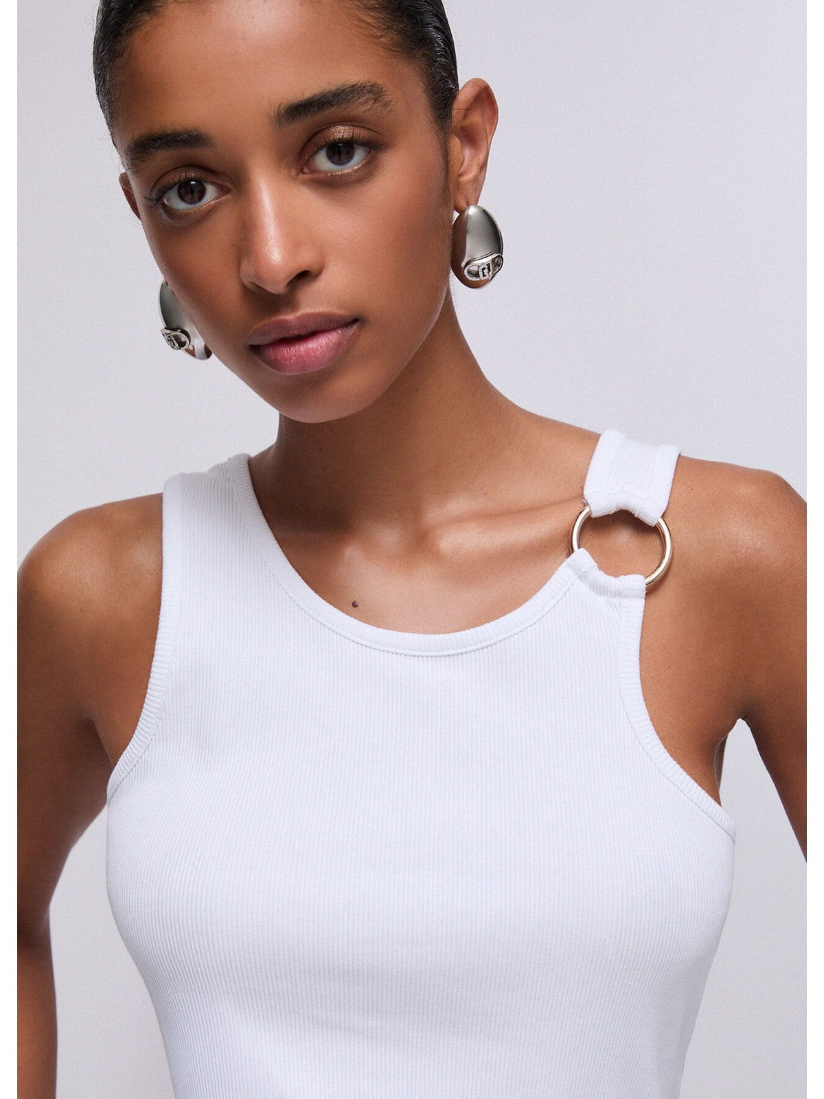 LIU JO BEACHWEAR Top Donna VA6122J4822 11110 Bianco