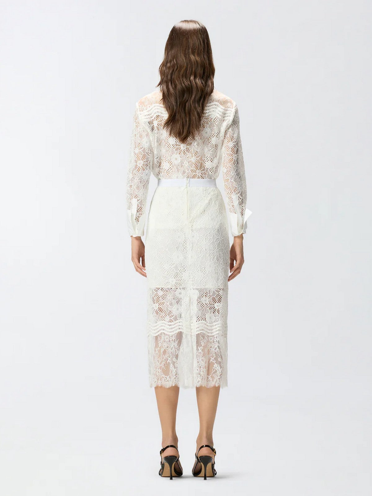 PINKO Gonna Donna HARMONIE GONNA PIZZO REBRODE 106664-A381 Z05 BIANCO-BIANCANEVE