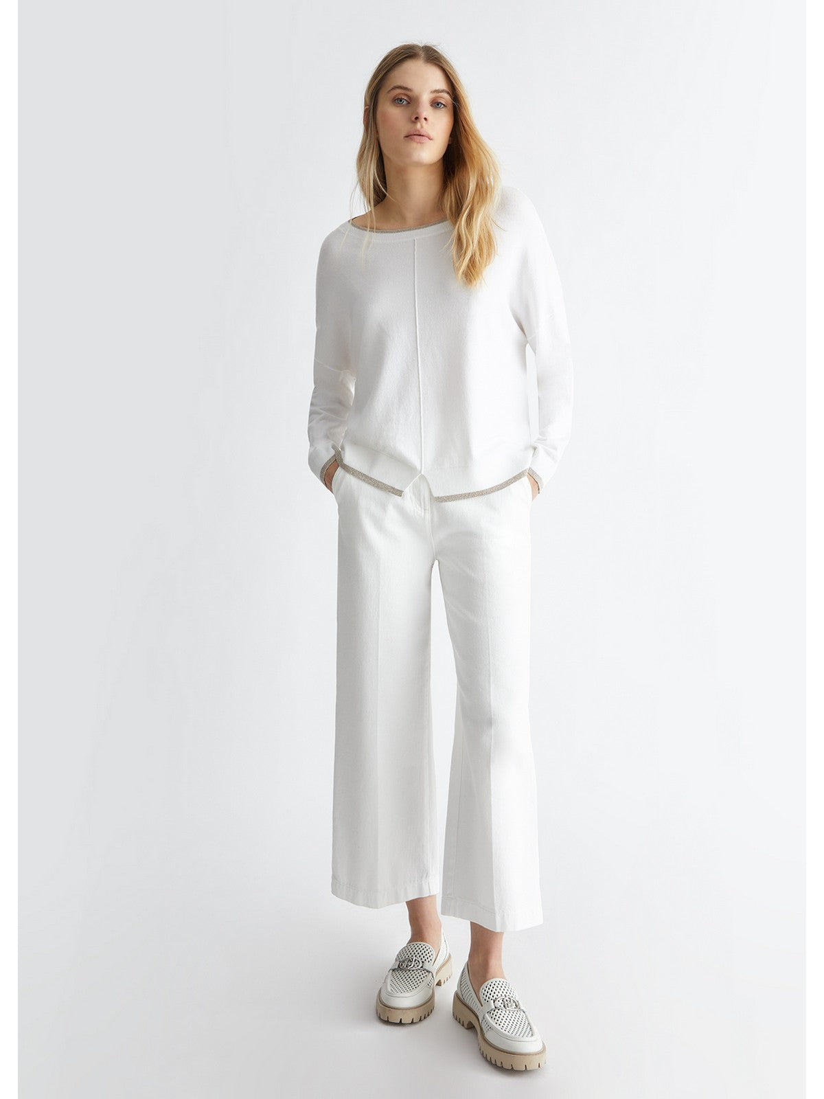 LIU Jo White Women's Shirt M4074MS49I 11111 White