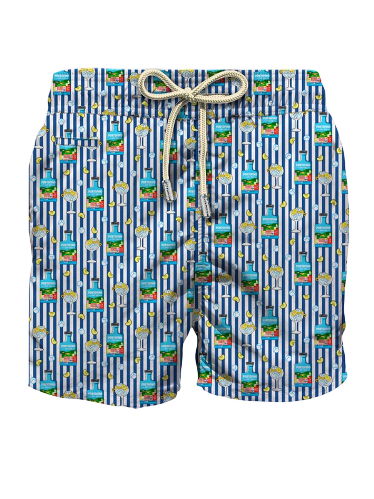 MC2 SAINT BARTH Costume da bagno Uomo LIGHTING MICRO FANTASY 08411L PORTOFINO GIN STRIPES S 61