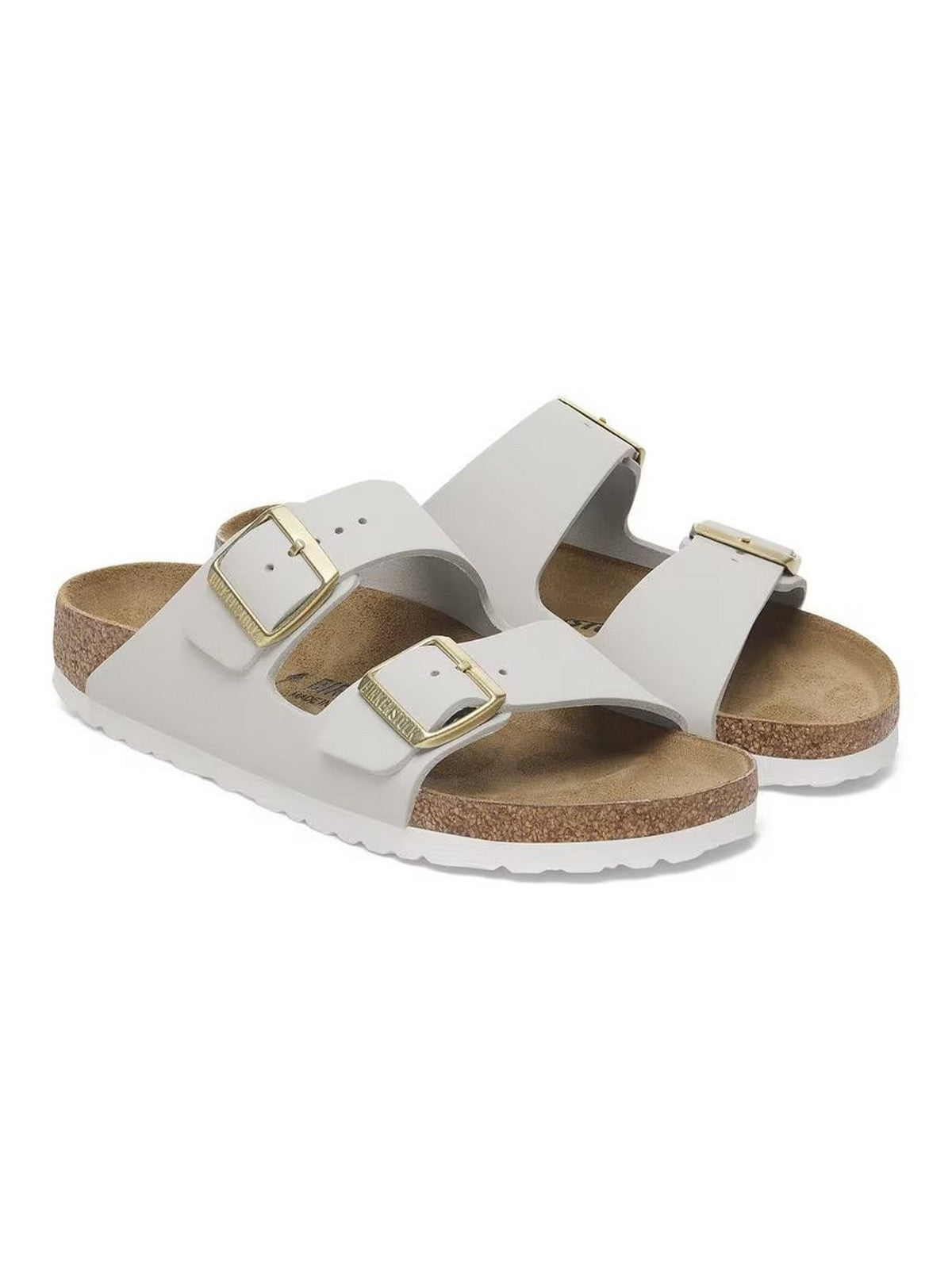 BIRKENSTOCK Sandalo Donna Arizona antique white, Nubuck Leather 1029475 Bianco gioboutiqueweb