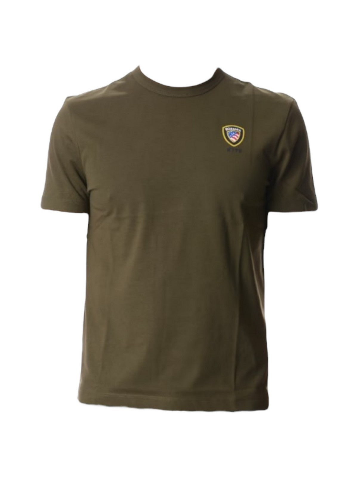 BLAUER T-shirt Uomo FAXON 25SBLUH02194 004547 647 Verde gioboutiqueweb