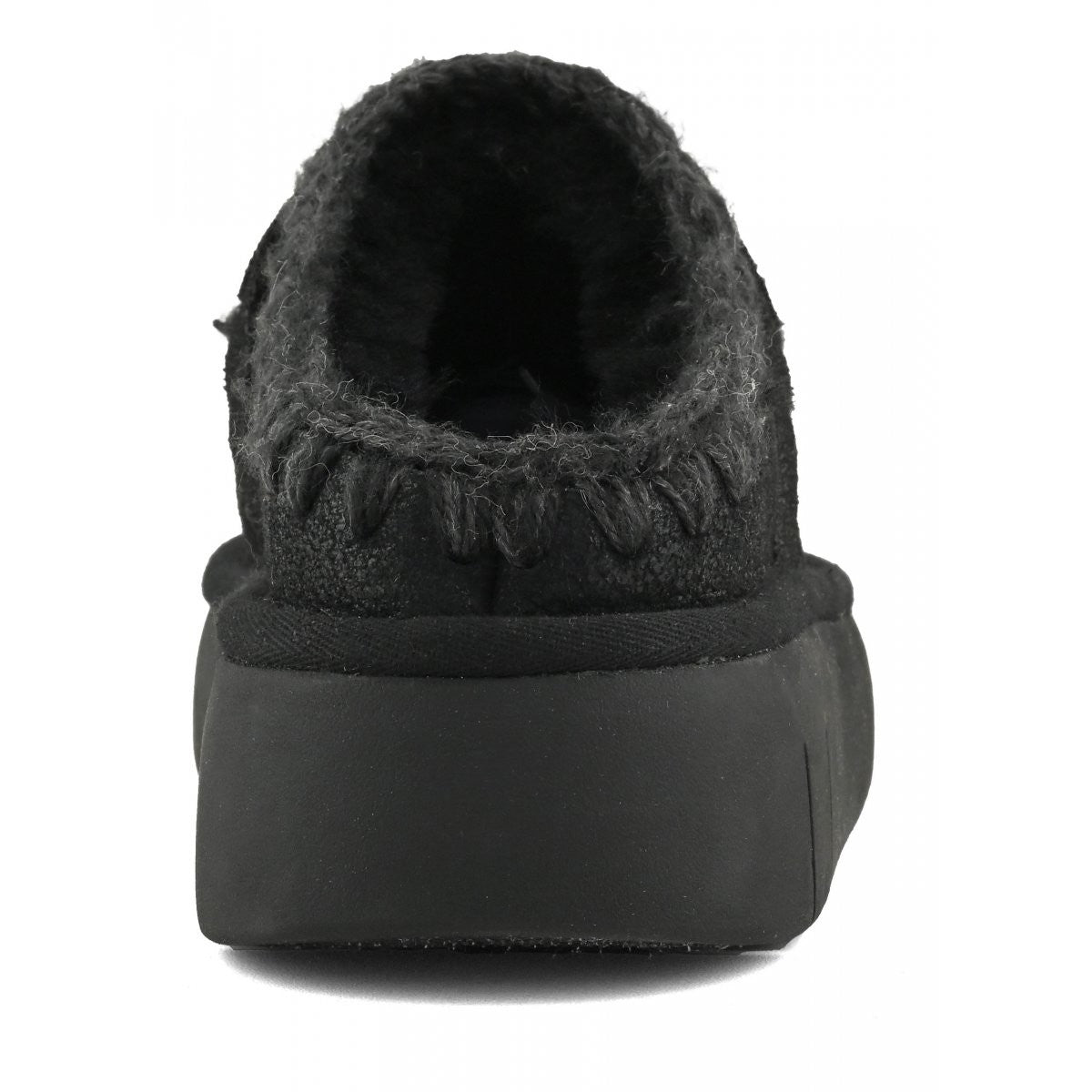 MOU Ciabatta Donna Bounce clog special leather - MU.FW531001B CBKG Cracked Black