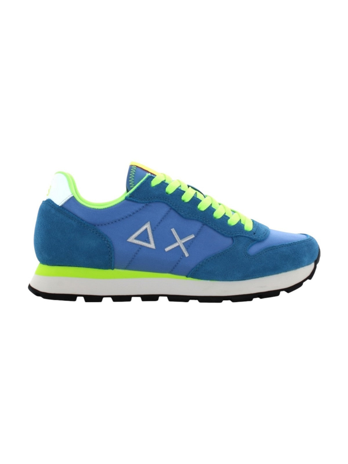 SUN68 Sneaker Uomo Tom fluo Z35102 56 Blu gioboutiqueweb