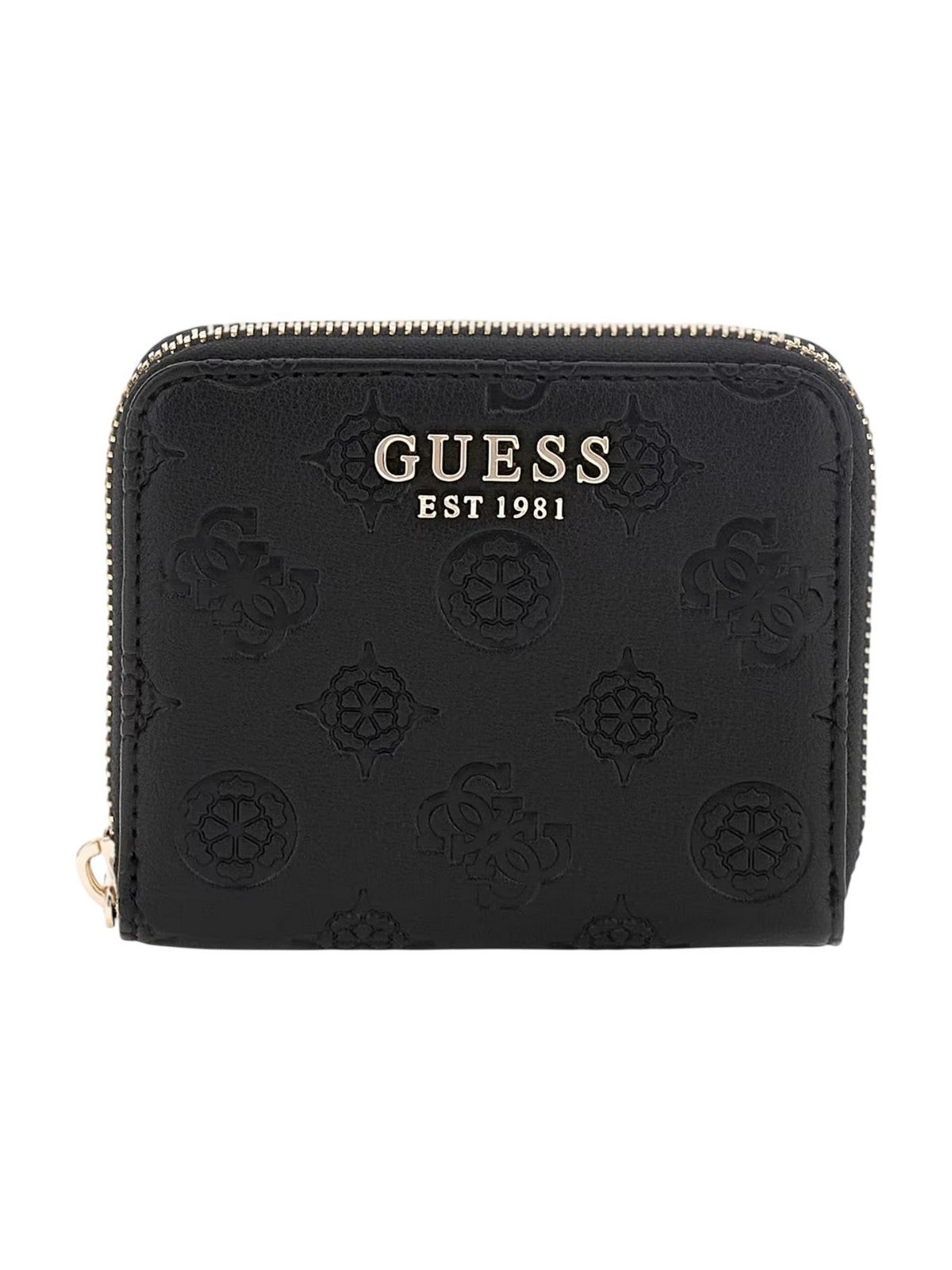 GUESS Portafoglio Donna PHOEBE SLG SMALL ZIP AROUND SWPD96 65137 BLO BLACK LOGO