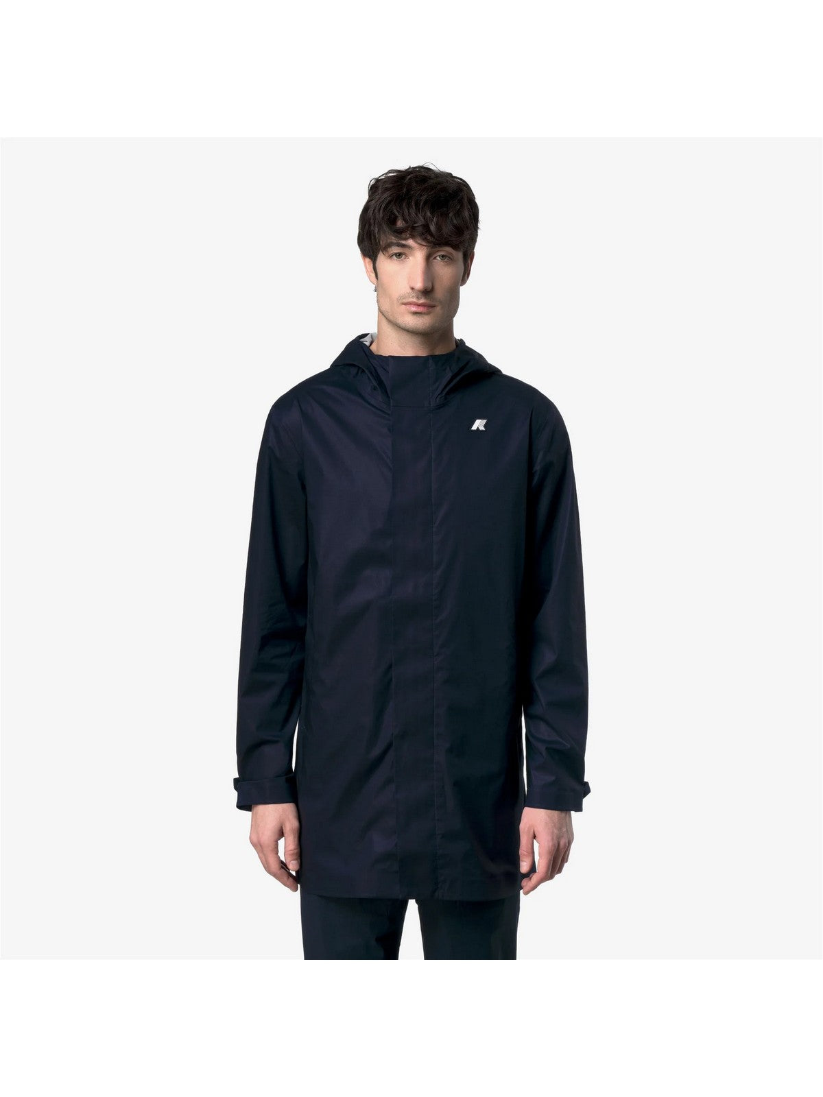 K-WAY Giubbino Uomo TOMMY COTTON 3LAYERS K1122TW K89 BLUE DEPTH